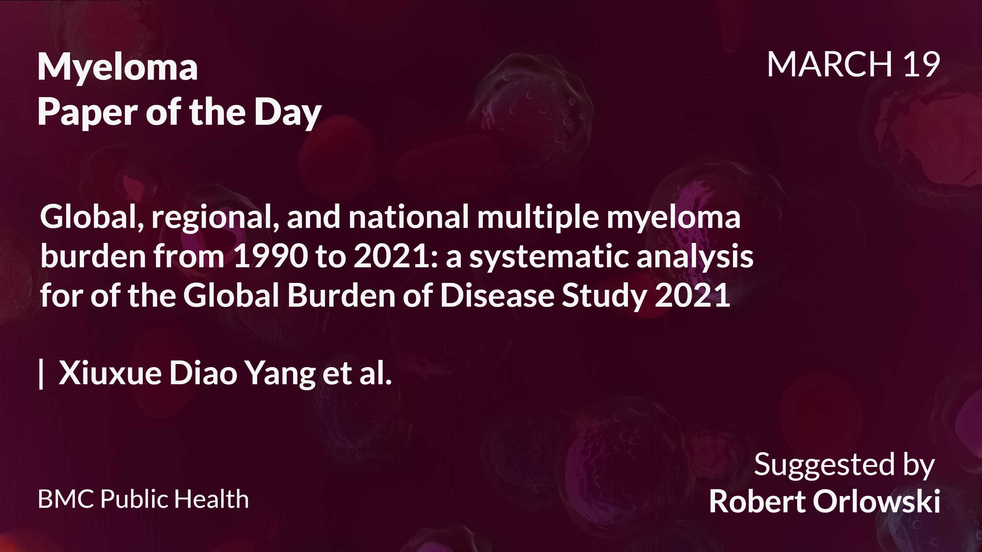 Myeloma Paper of the Day