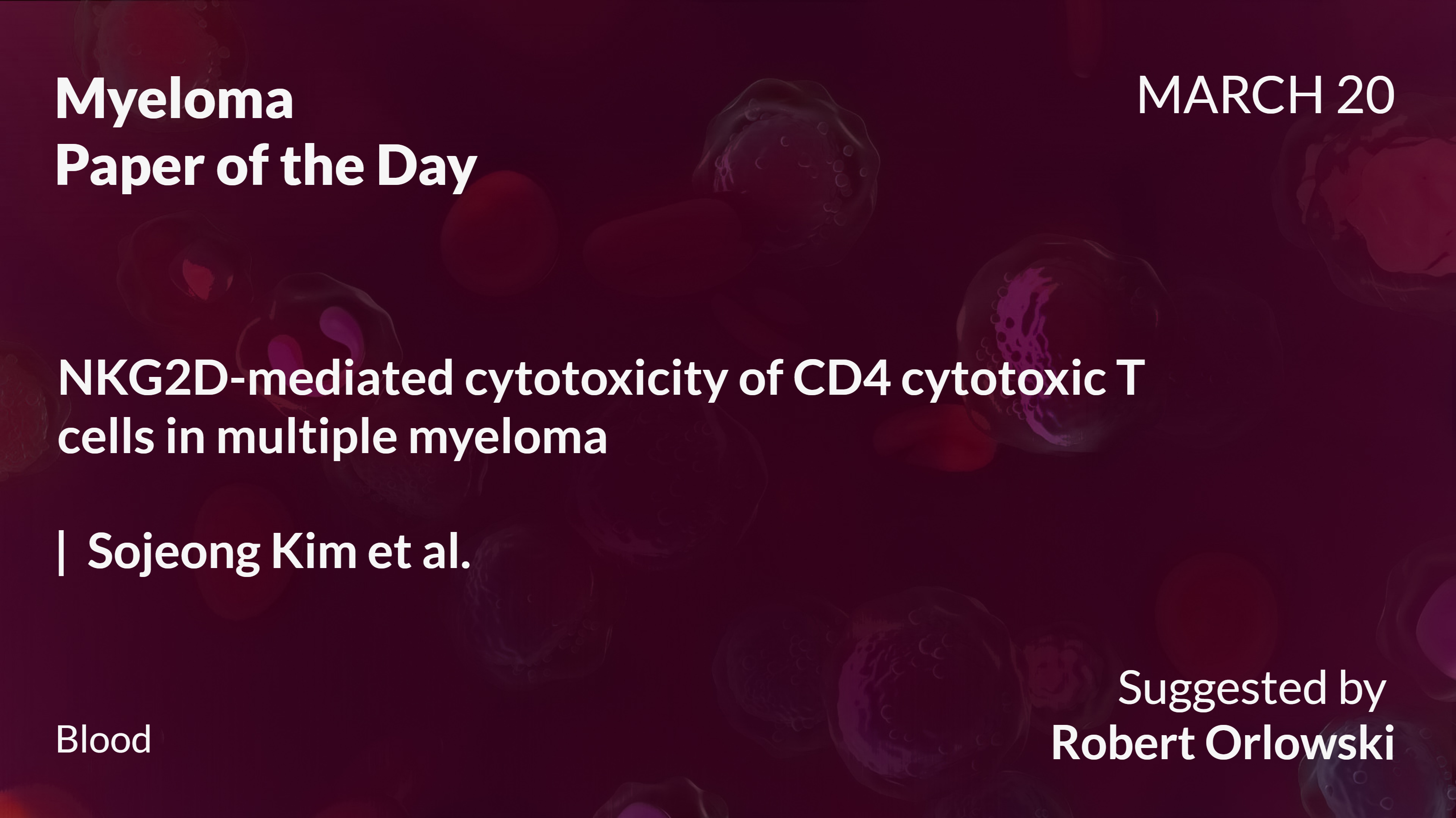 Myeloma Paper of the Day
