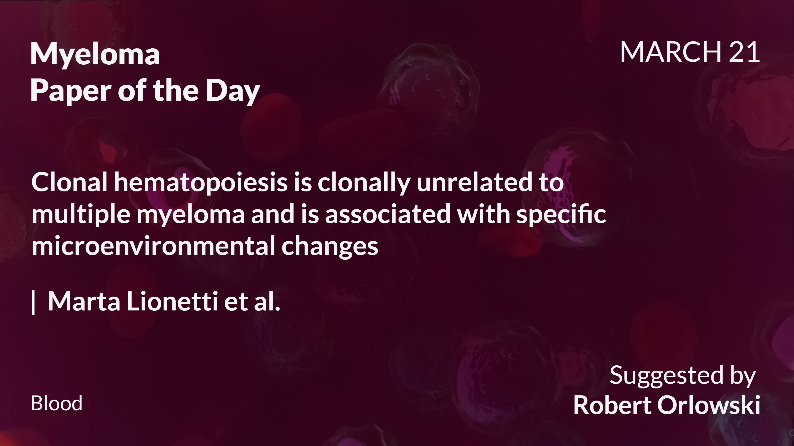 Myeloma Paper of the Day