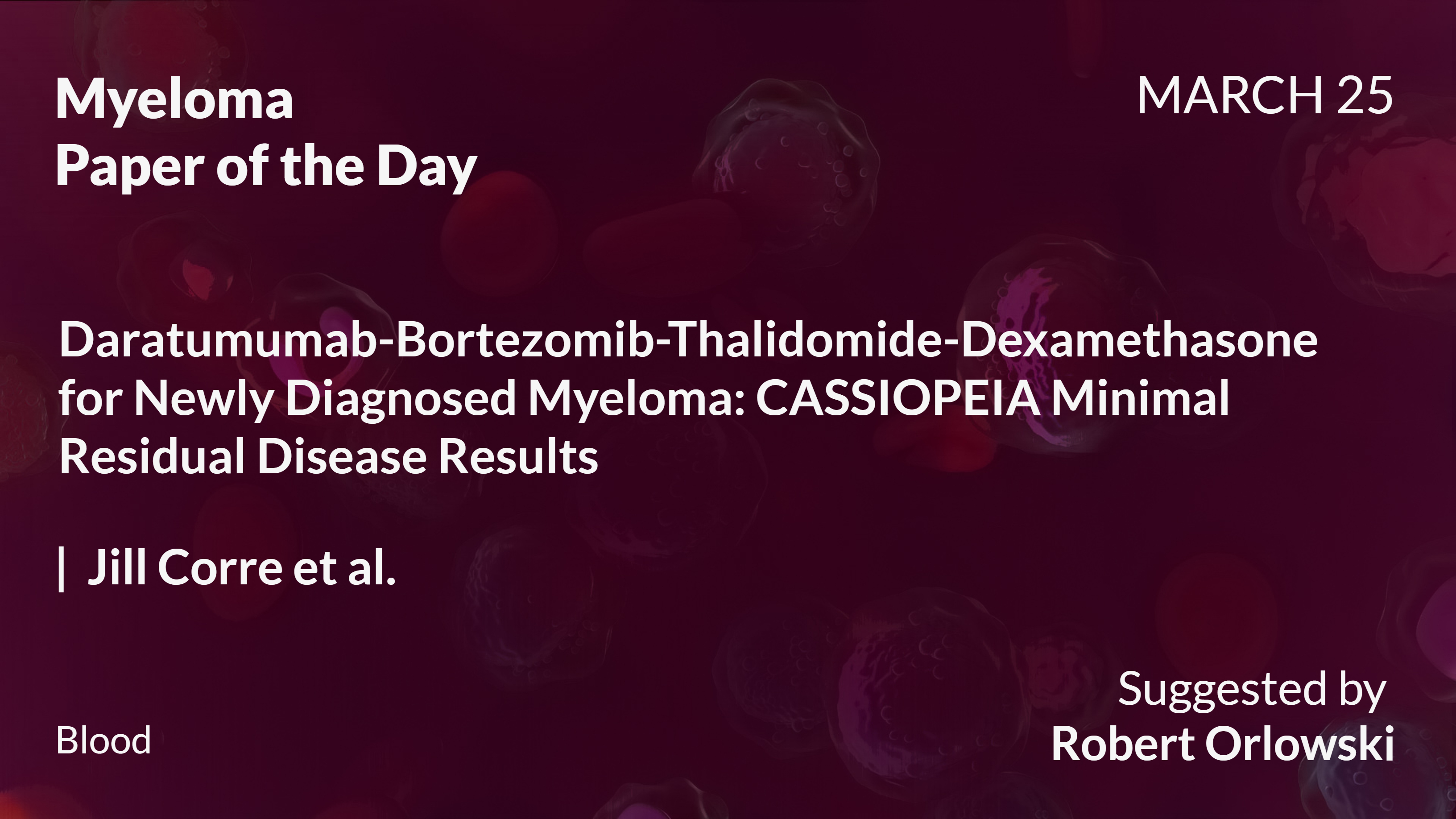 Myeloma Paper of the Day