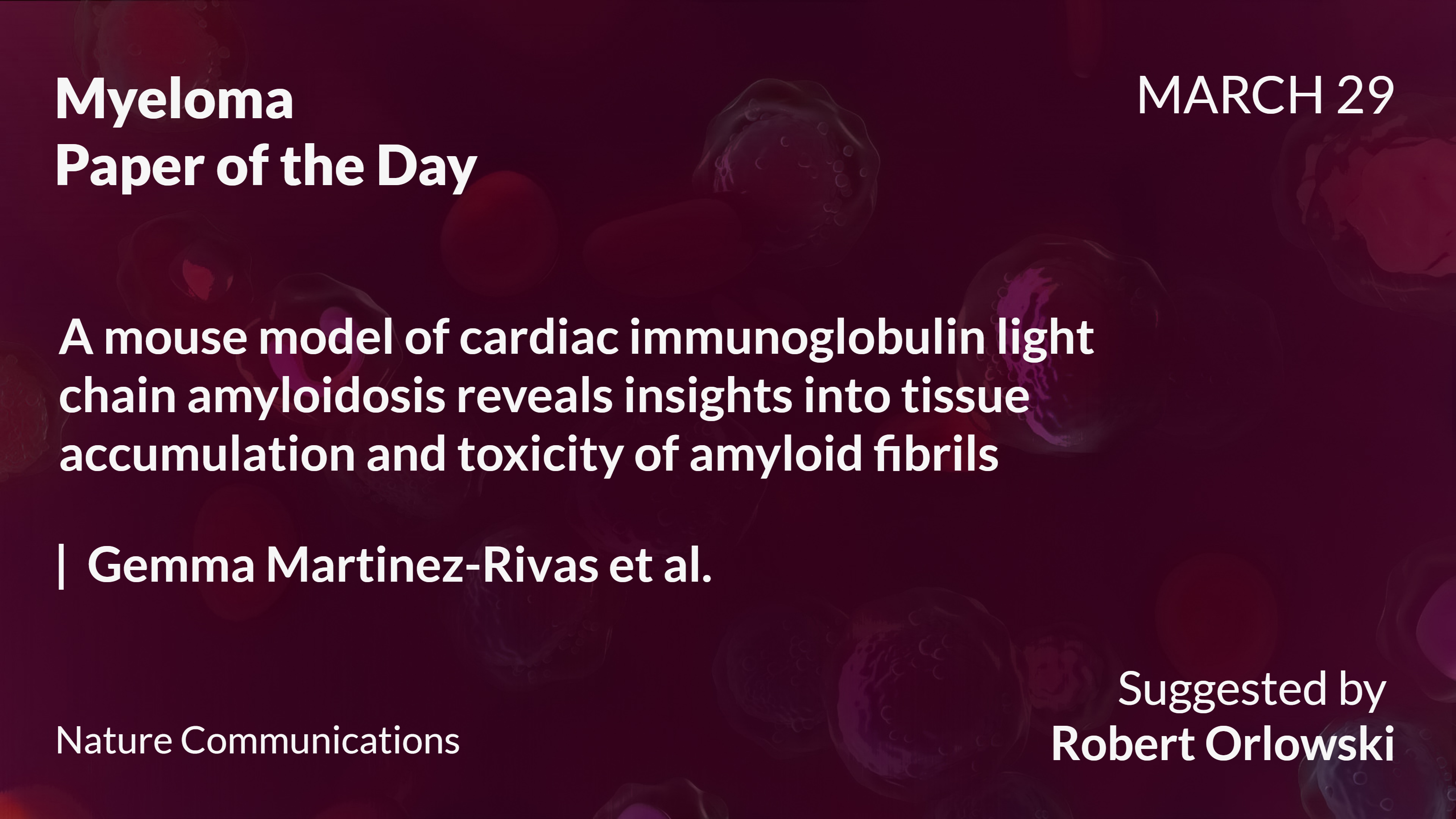 Myeloma Paper of the Day