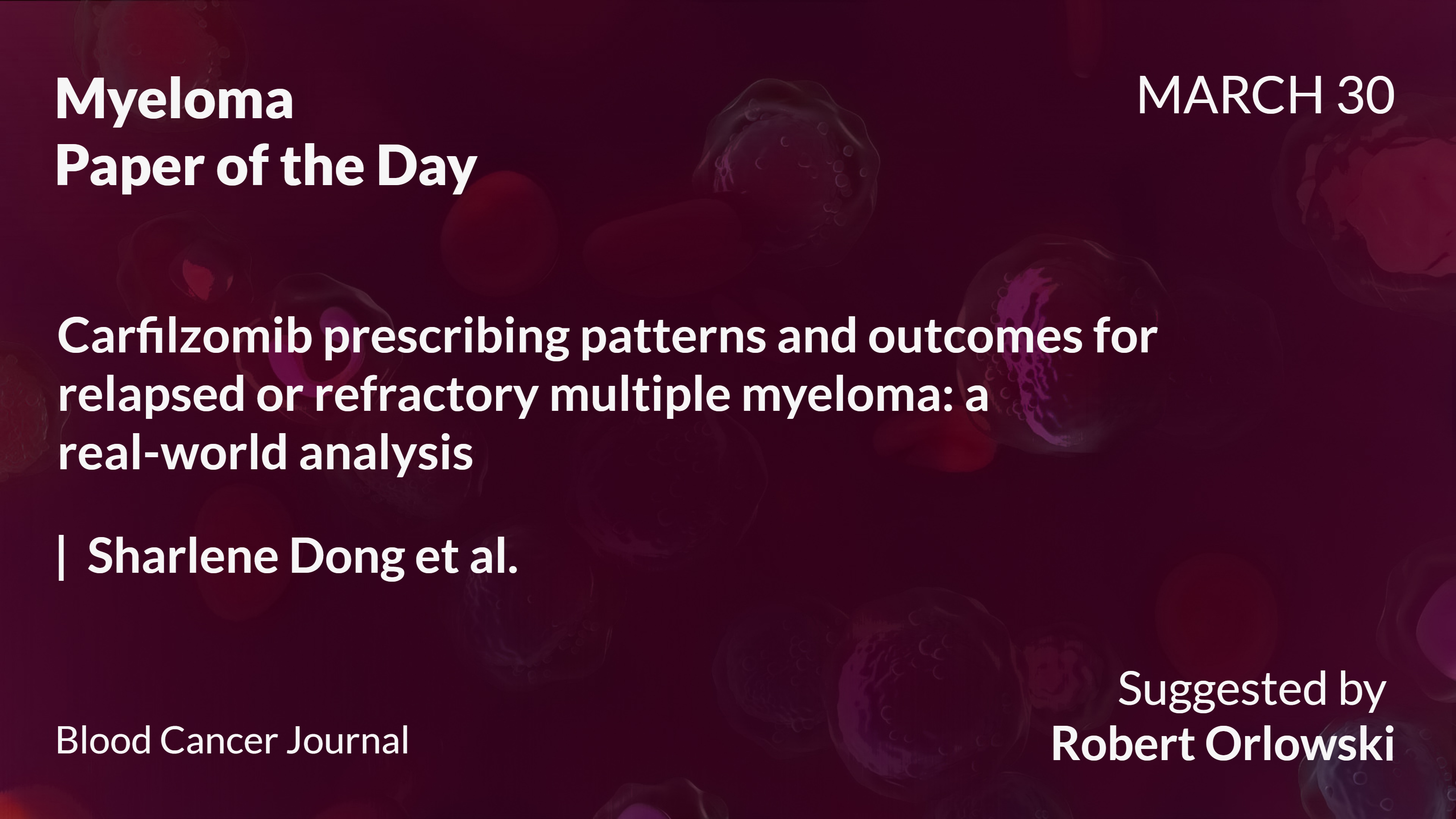 Myeloma Paper of the Day
