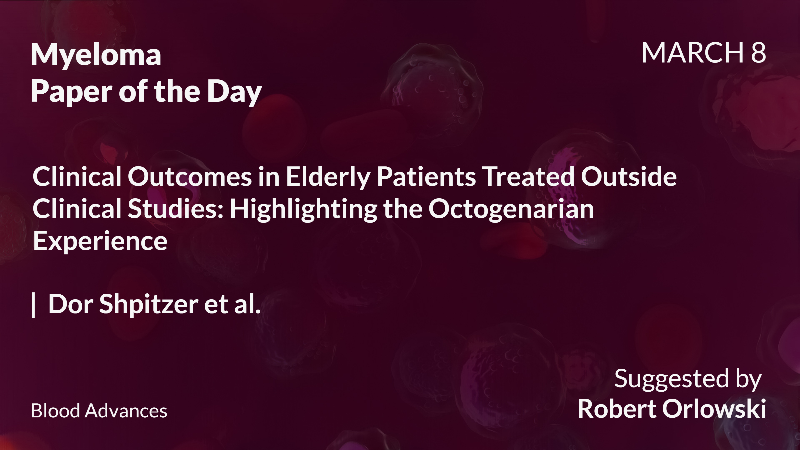 Myeloma Paper of the Day