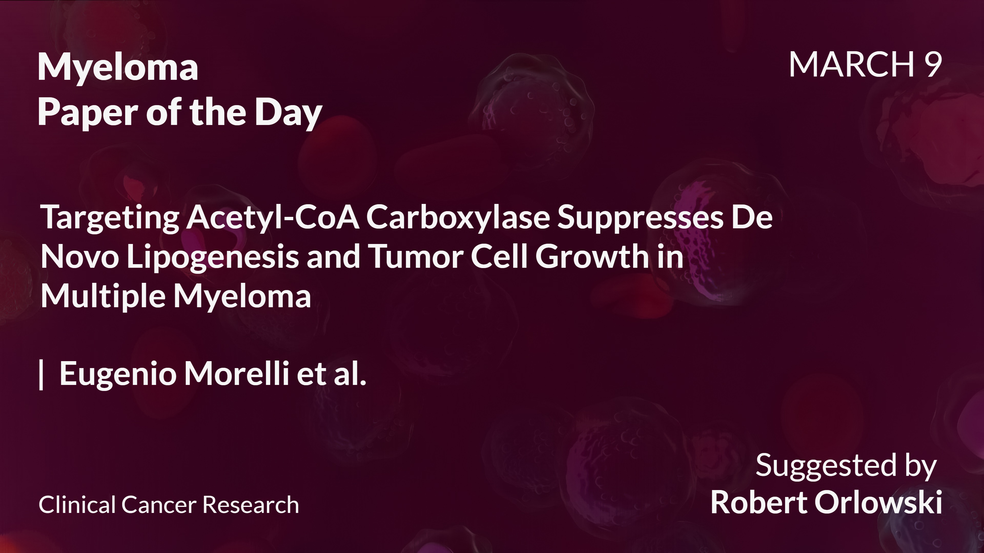 Myeloma Paper of the Day