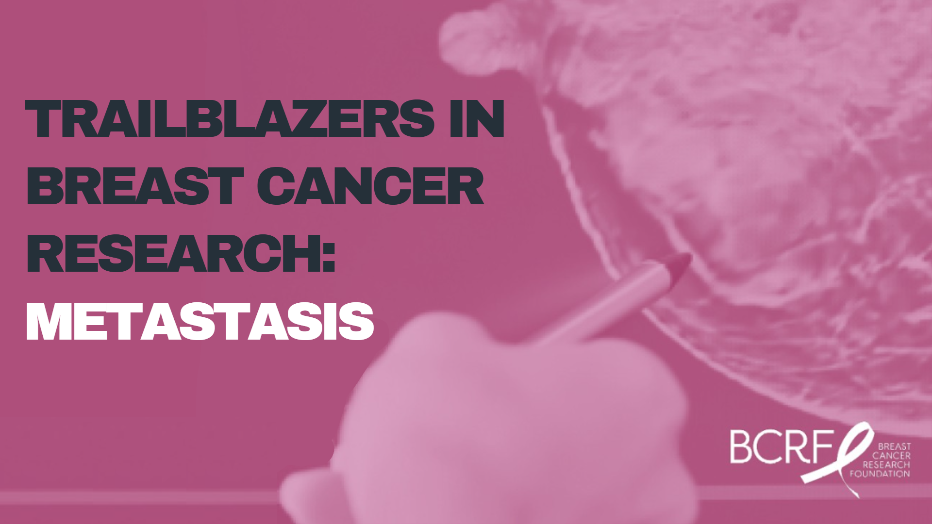 Trailblazers in Breast Cancer Research: Metastasis - The Breast Cancer Research Foundation