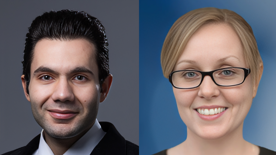 Roupen Odabashian and Krissa Smith