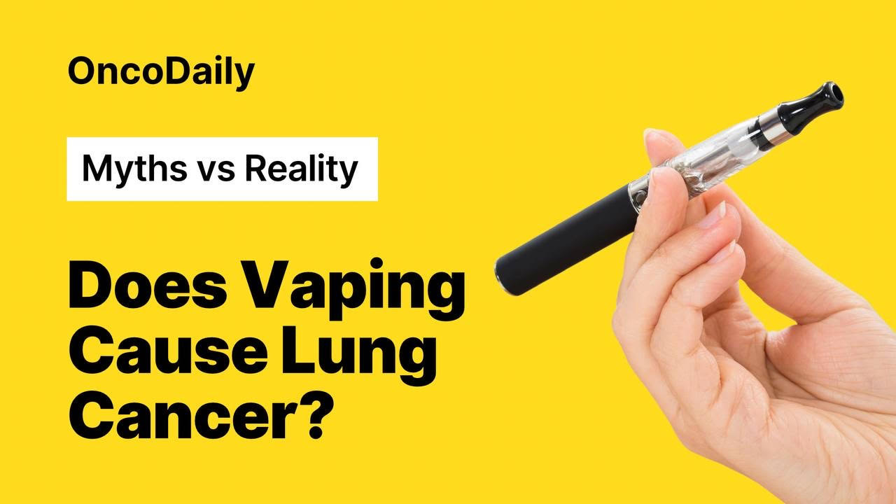 Does vaping can cause lung cancer poster