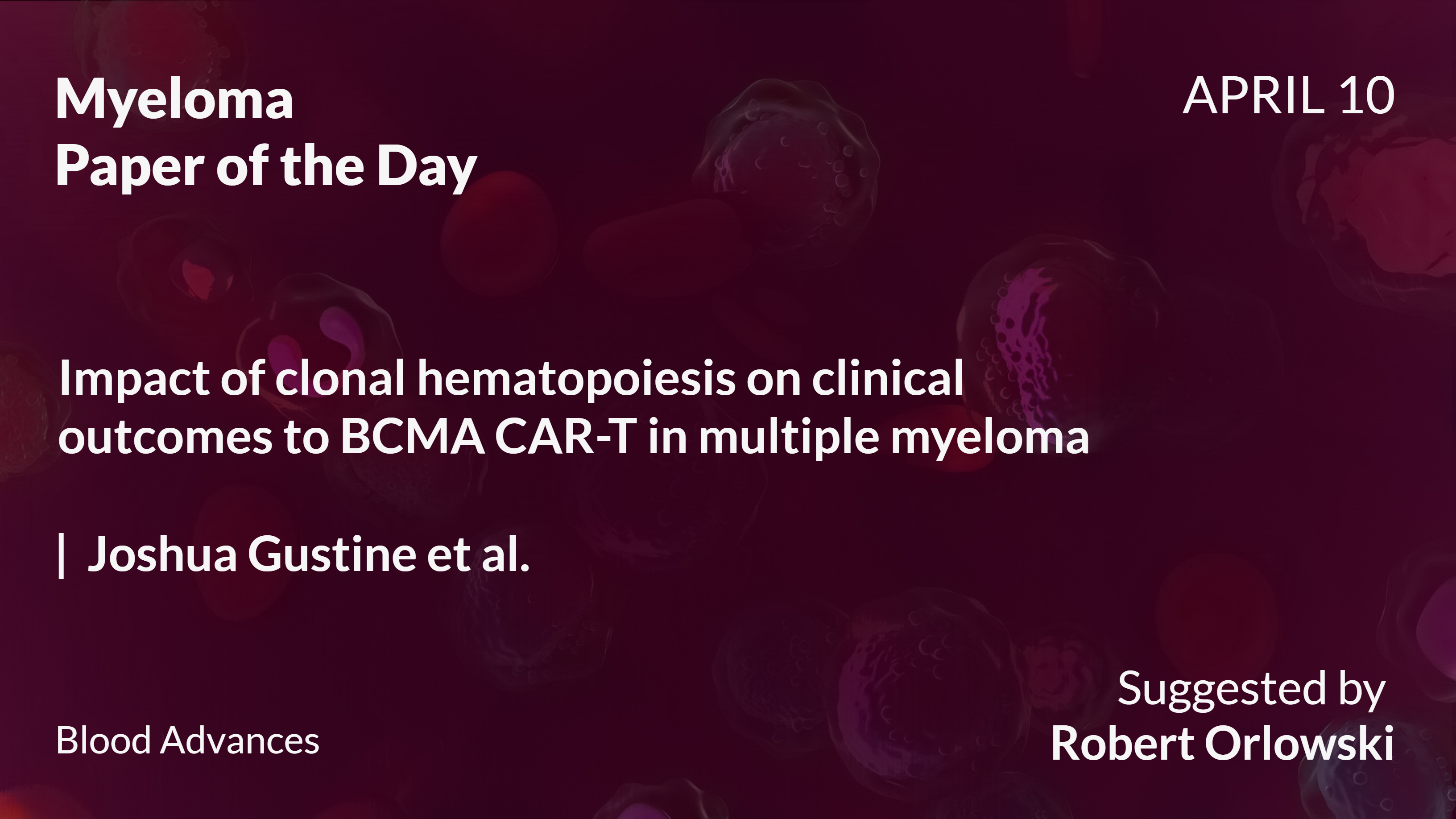 Myeloma Paper of the Day