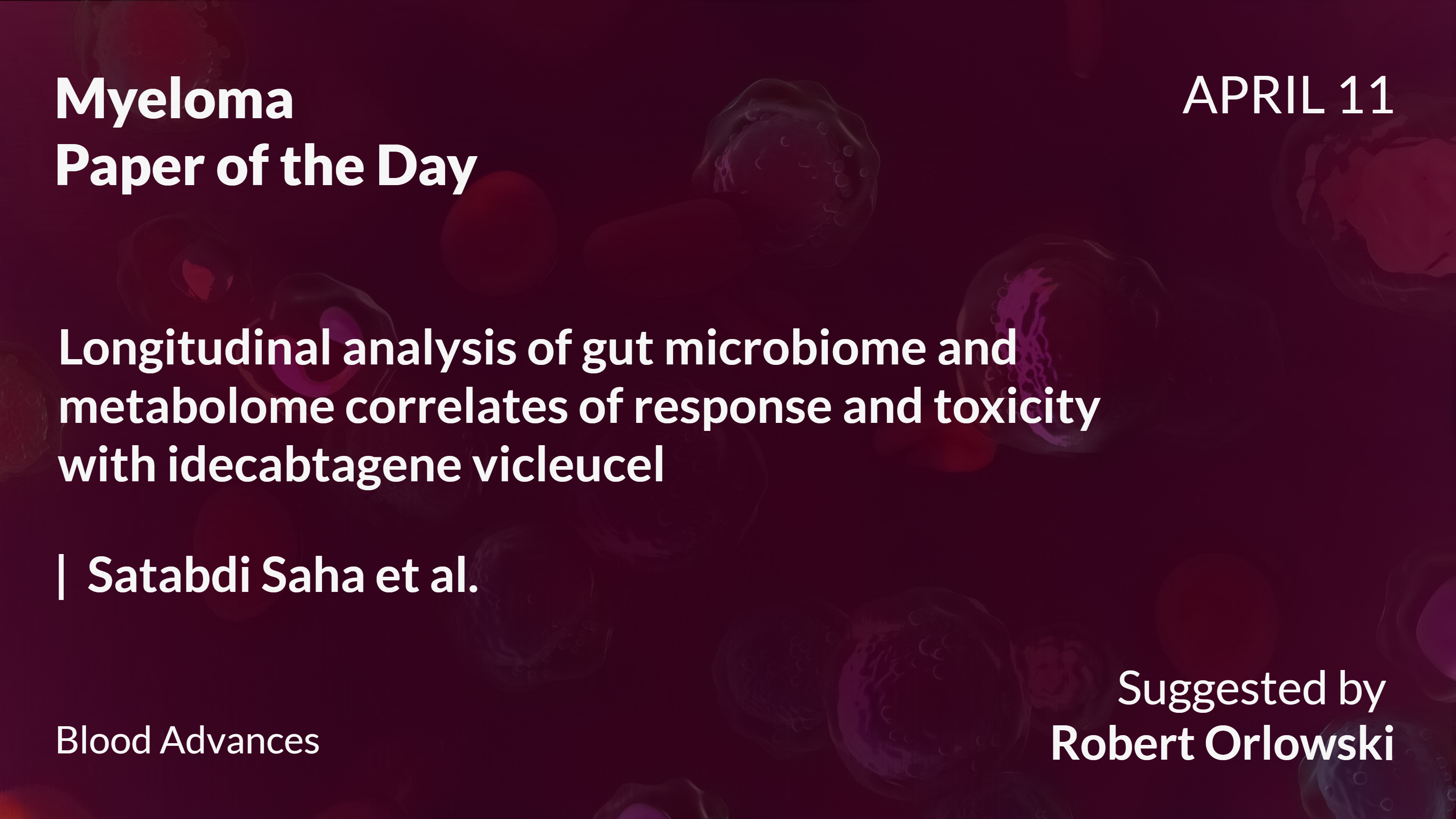 Myeloma Paper of the Day