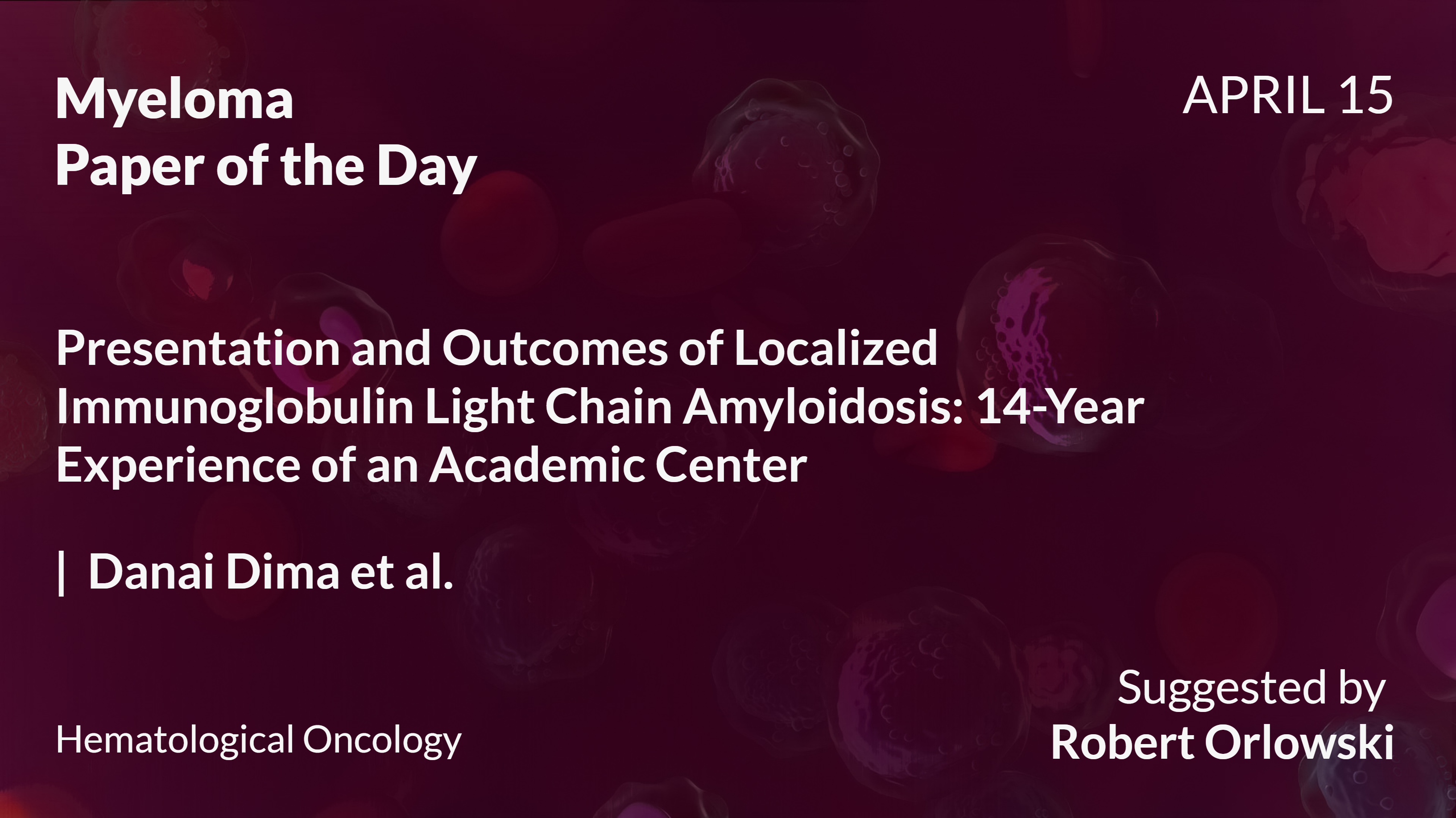 Myeloma Paper of the Day