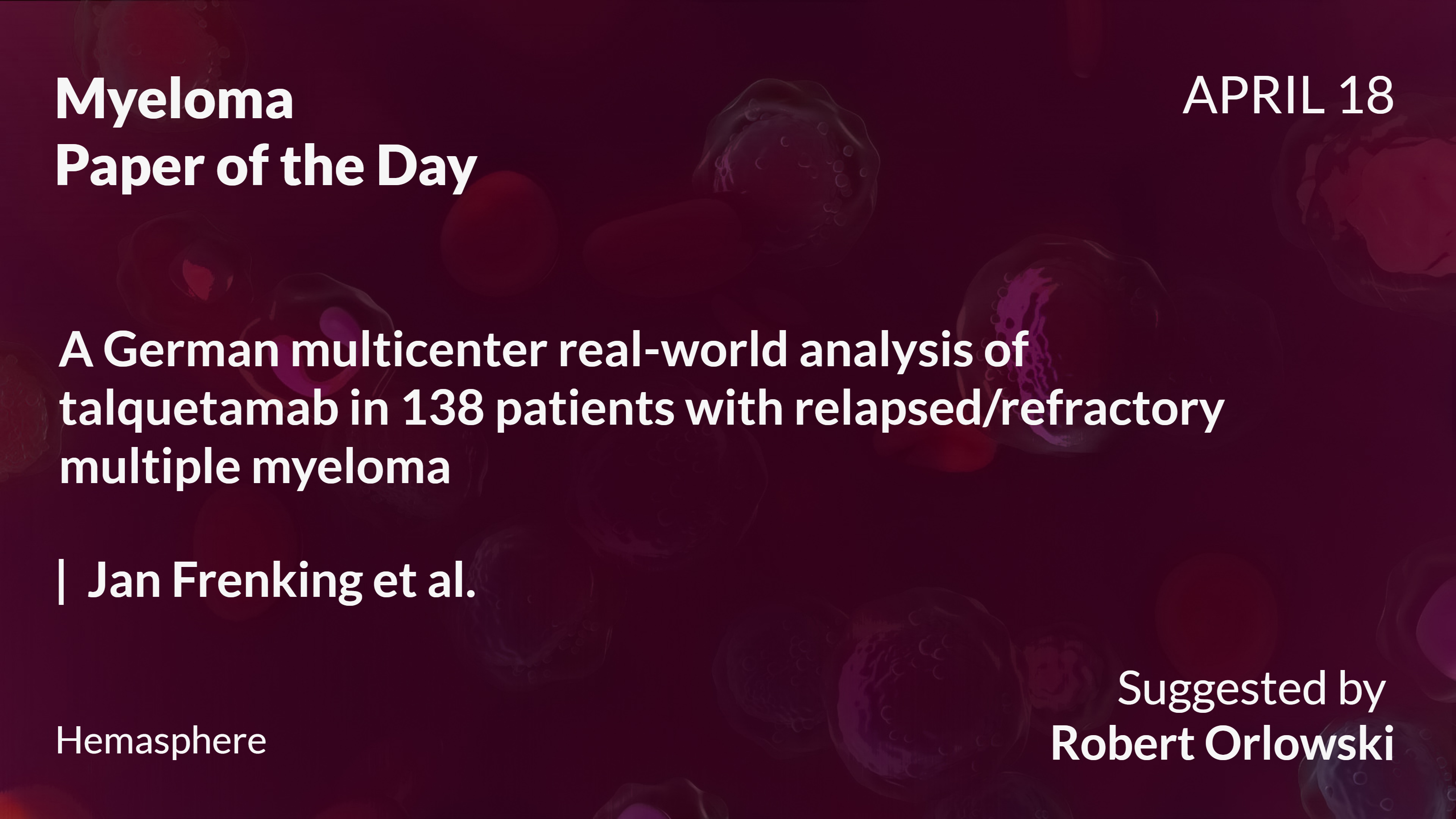 Myeloma Paper of the Day