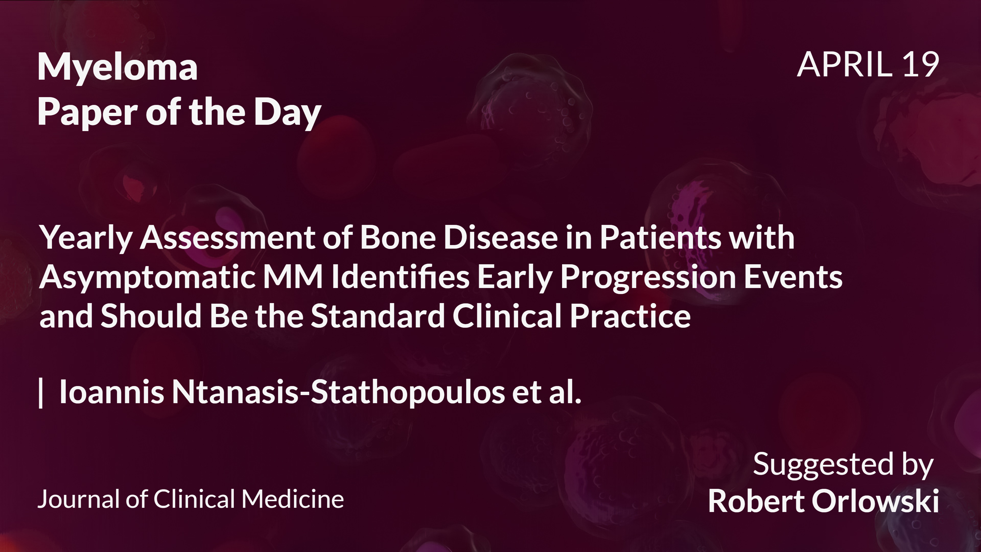 Myeloma Paper of the Day