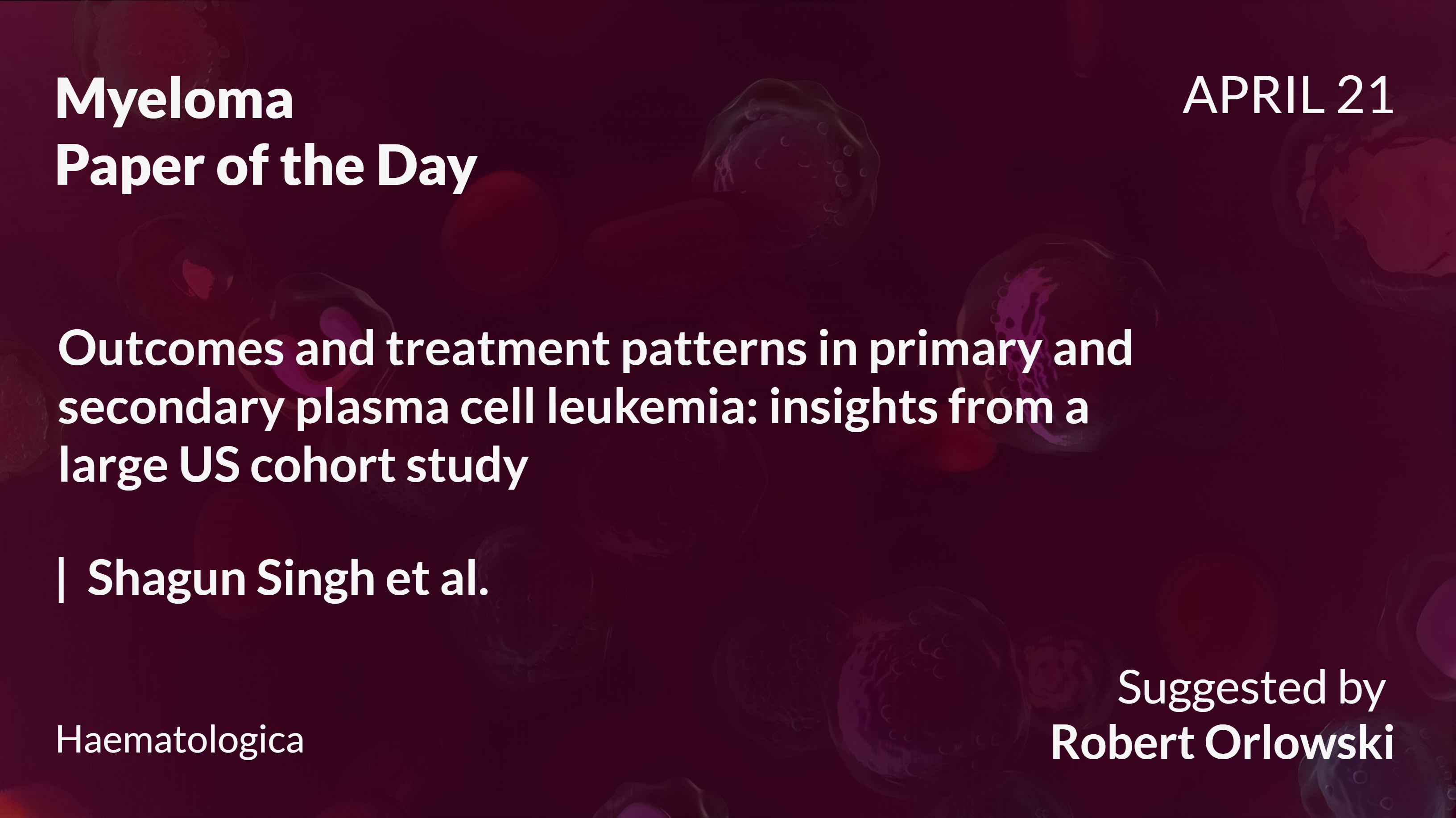 Myeloma Paper of the Day