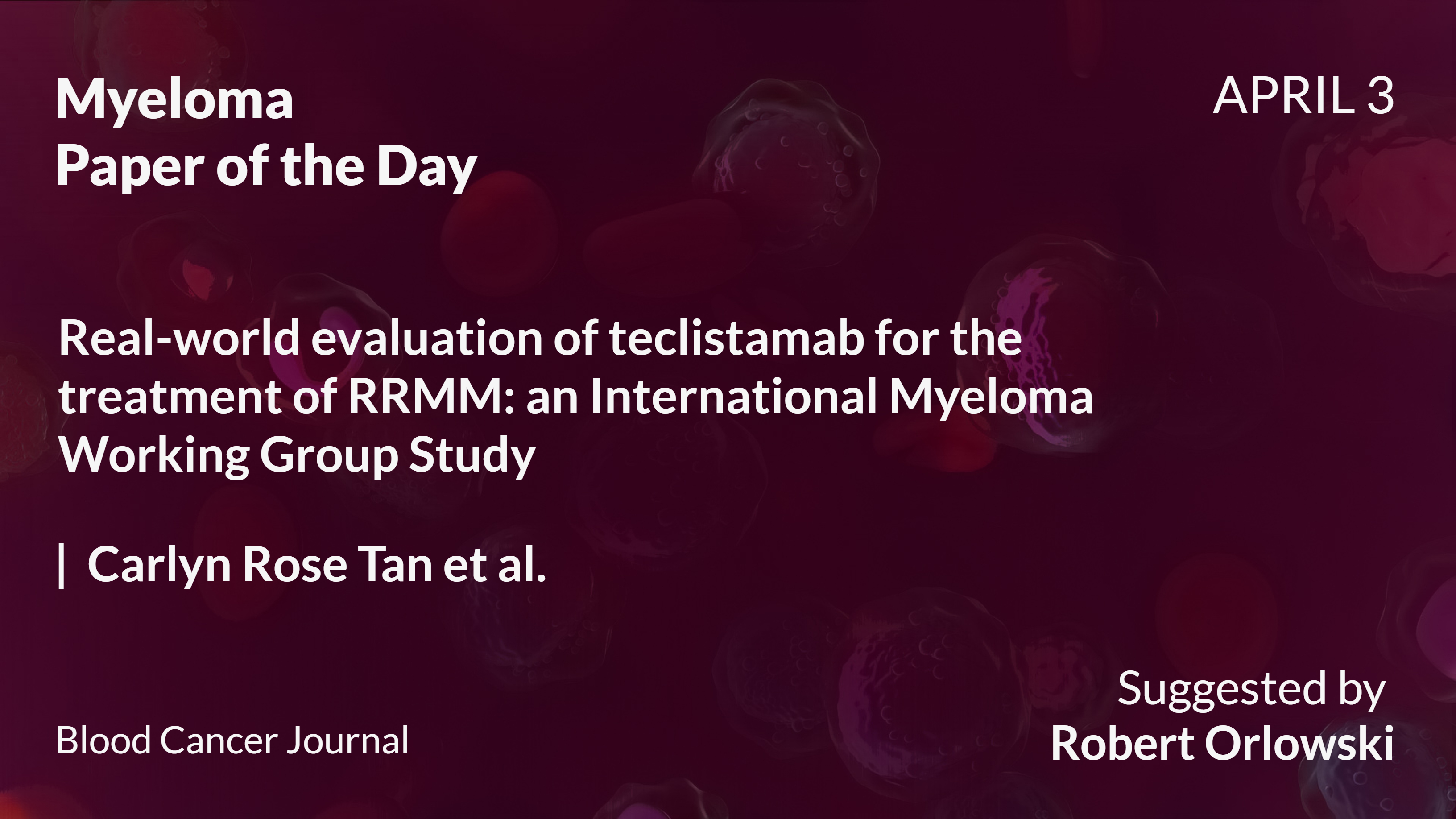 Myeloma Paper of the Day