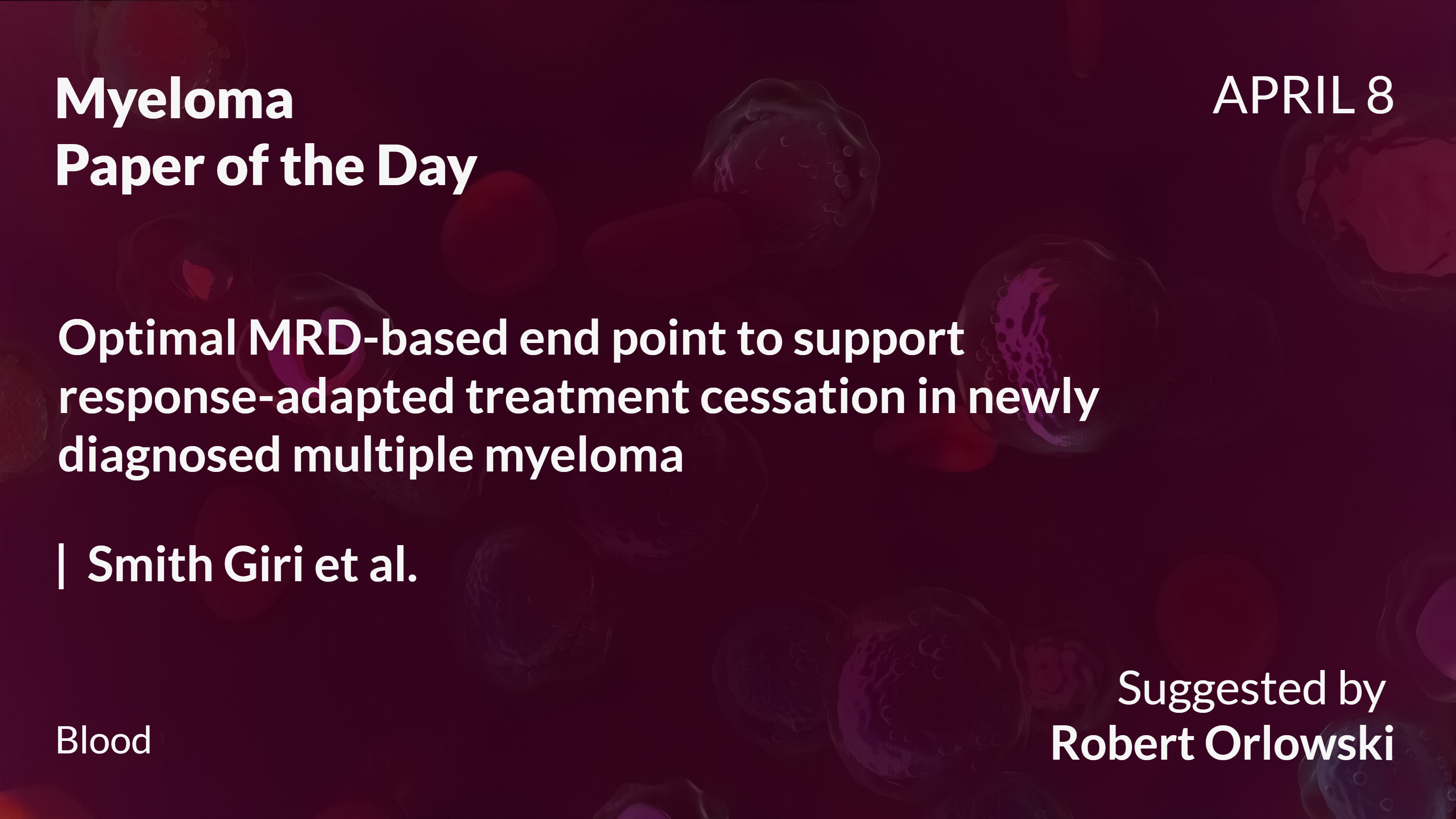 Myeloma Paper of the Day