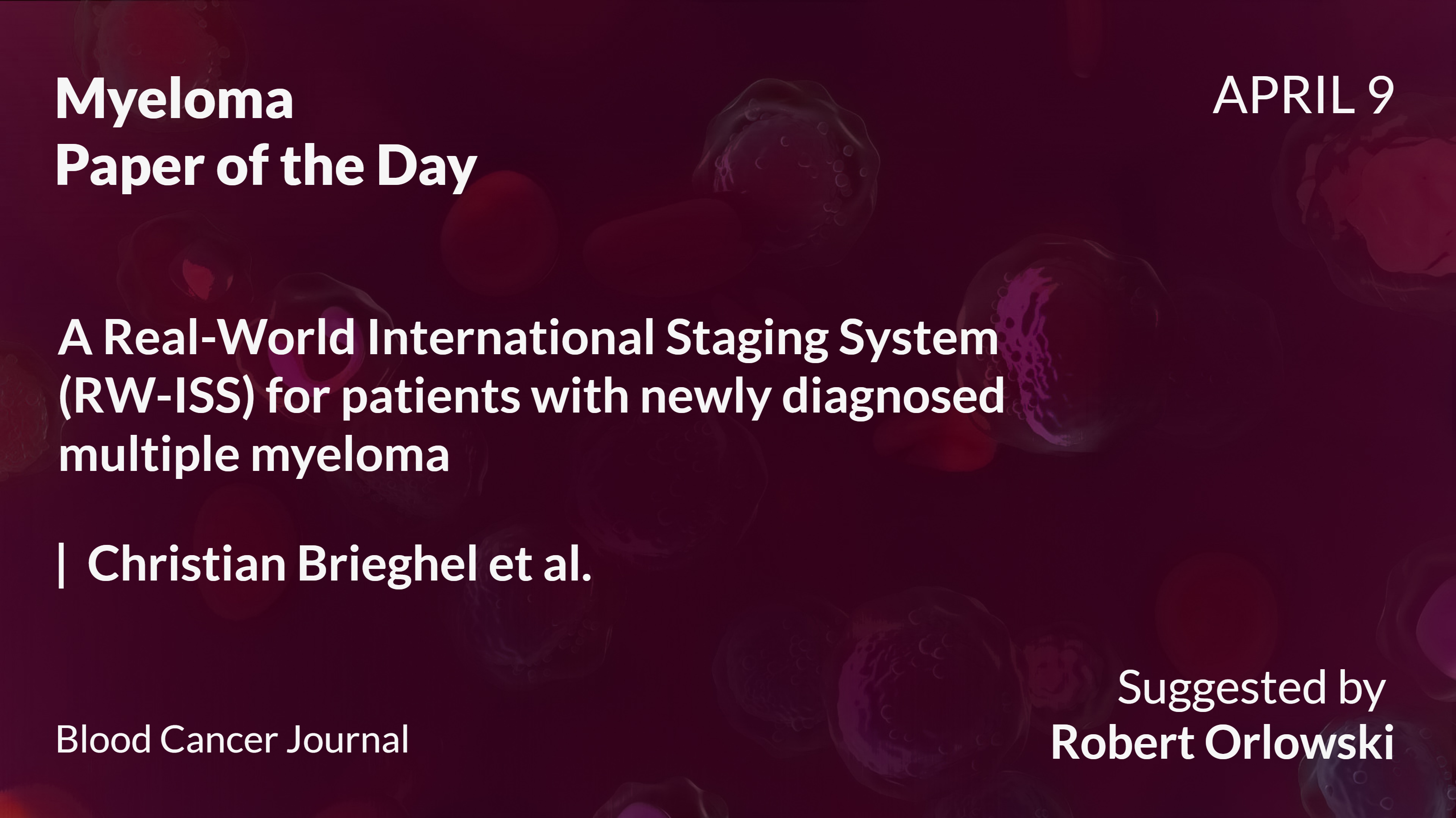 Myeloma Paper of the Day