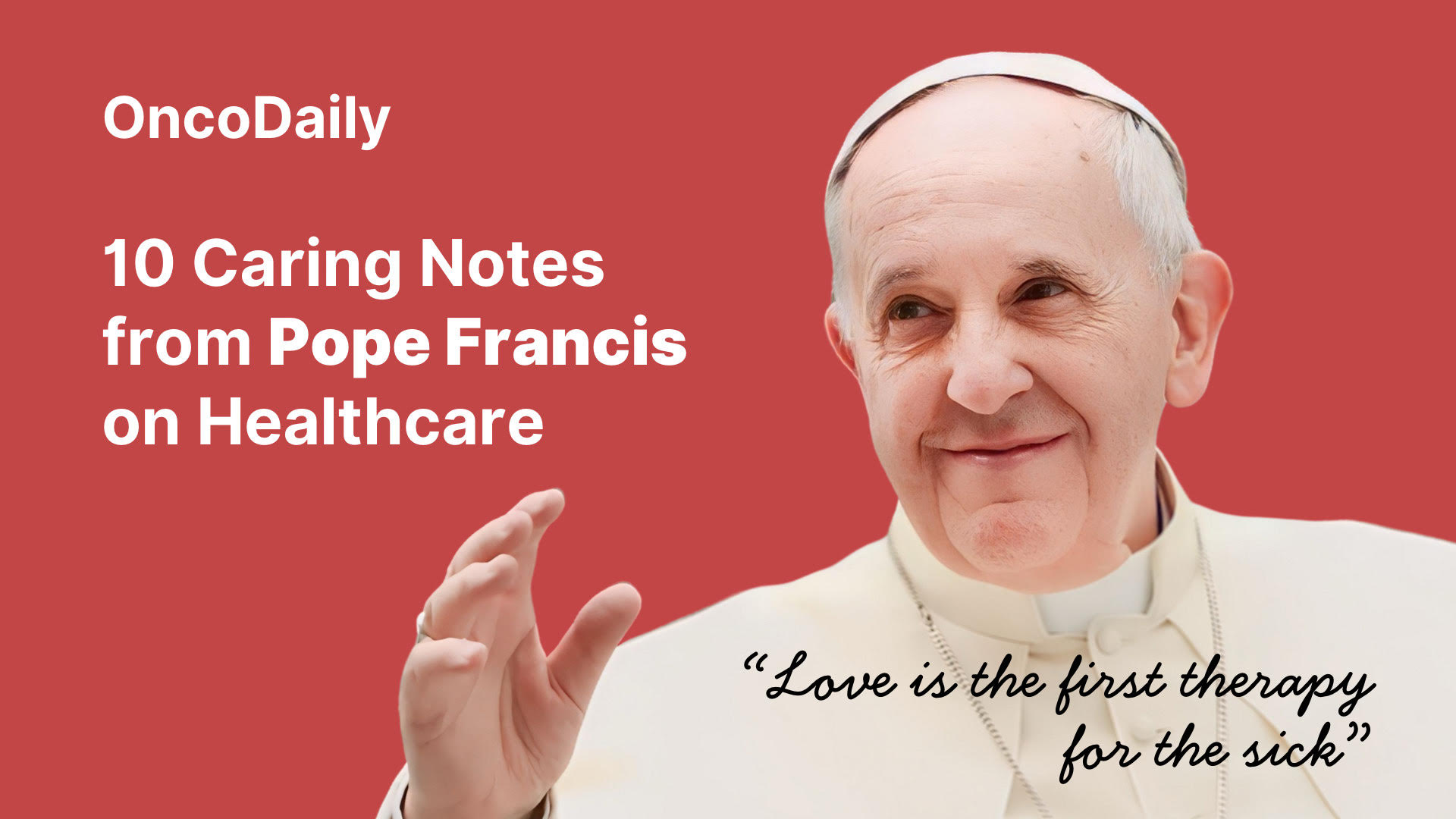 Pope Francis notes poster