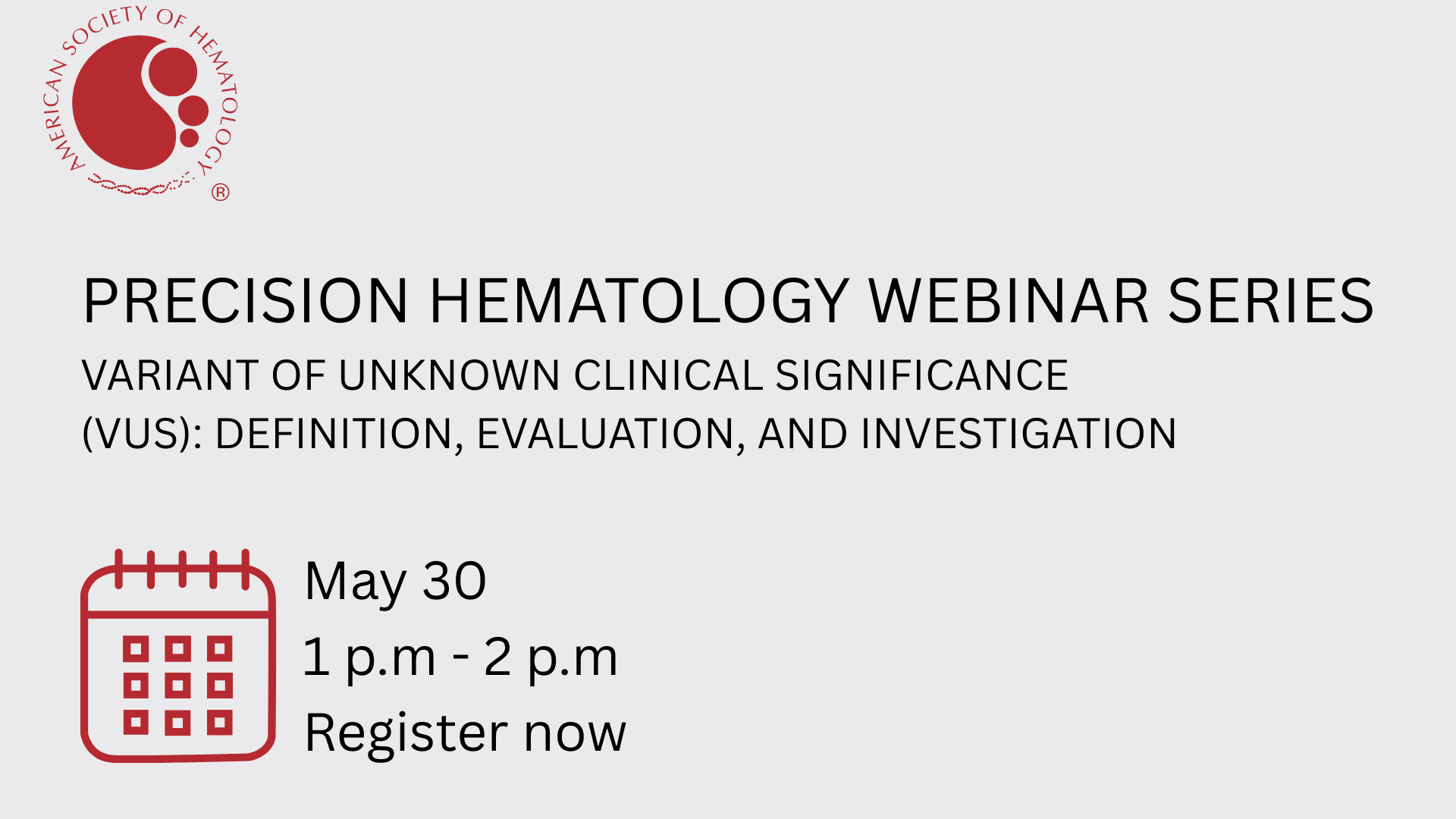 The American Society of Hematology