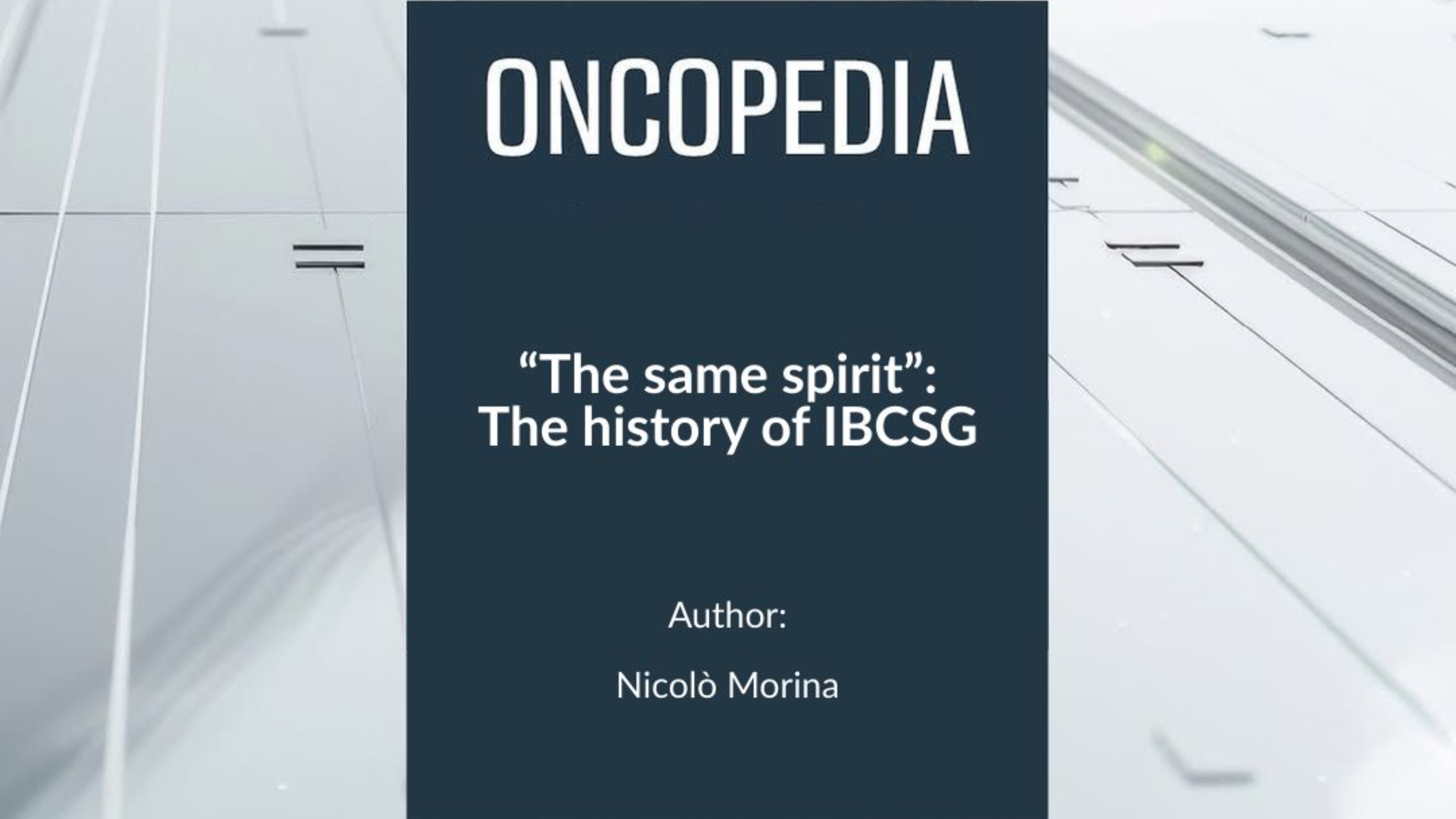 European School of Oncology