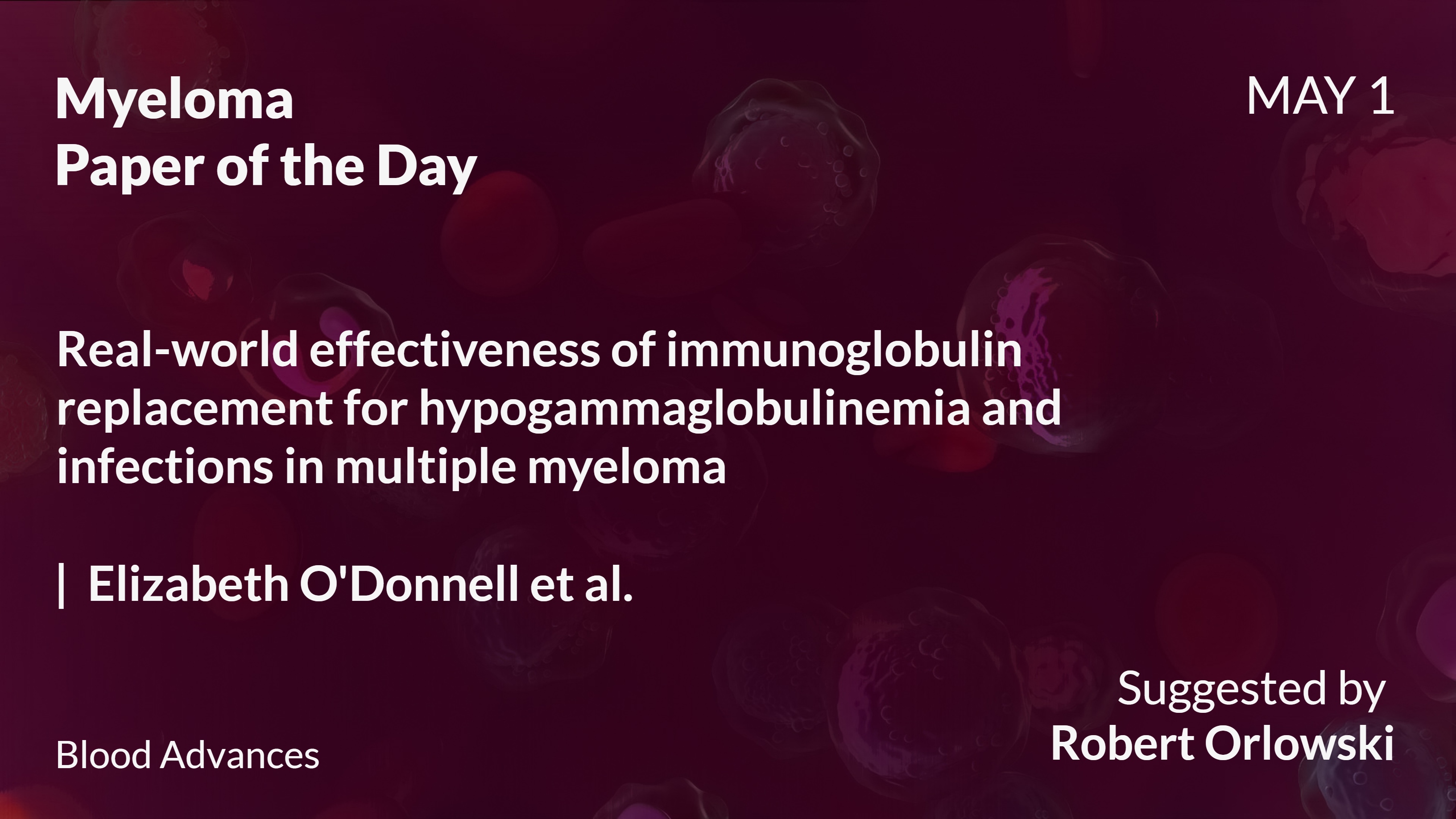 Myeloma Paper of the Day
