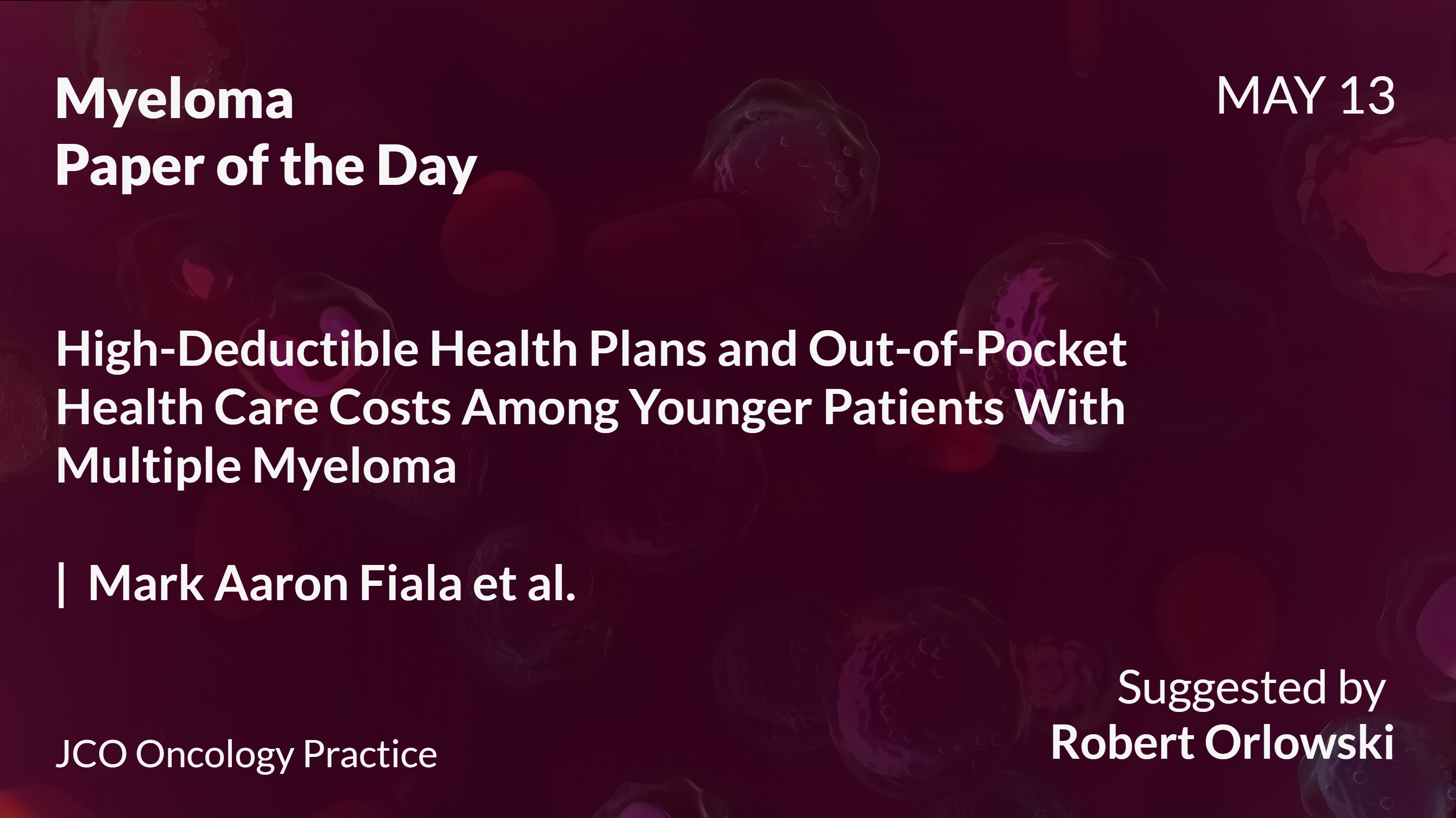 Myeloma Paper of the Day