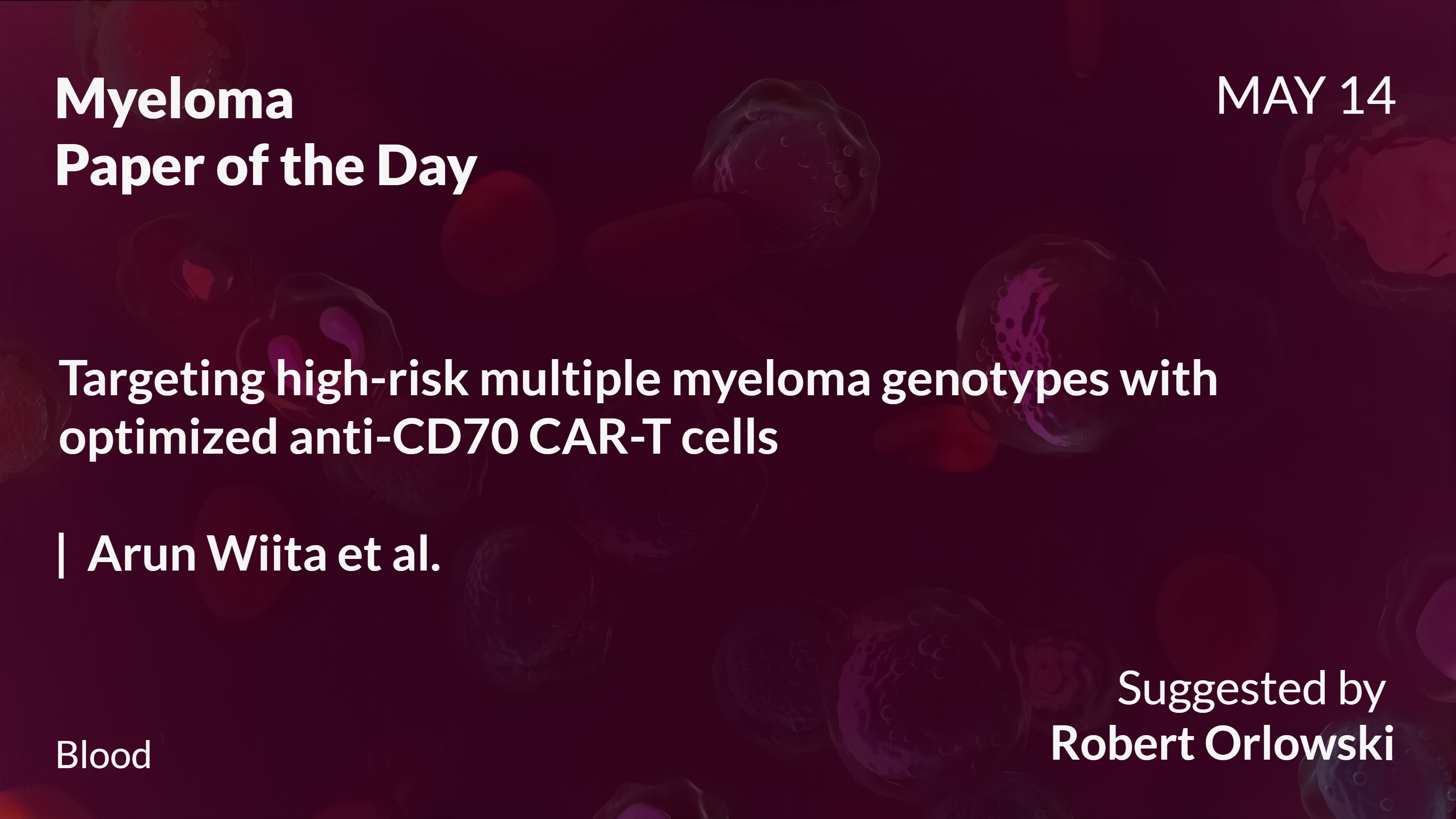 Myeloma Paper of the Day