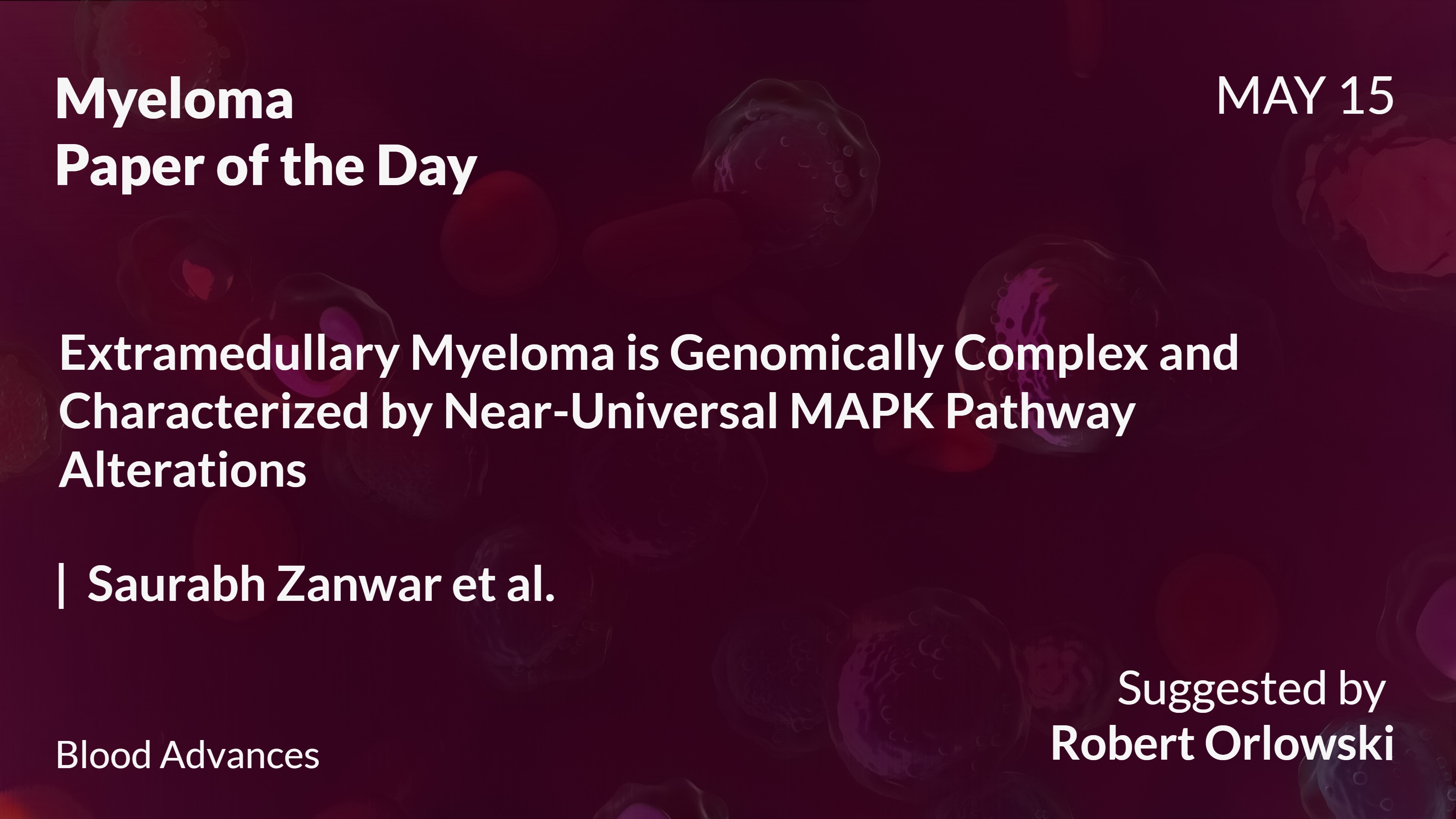 Myeloma Paper of the Day