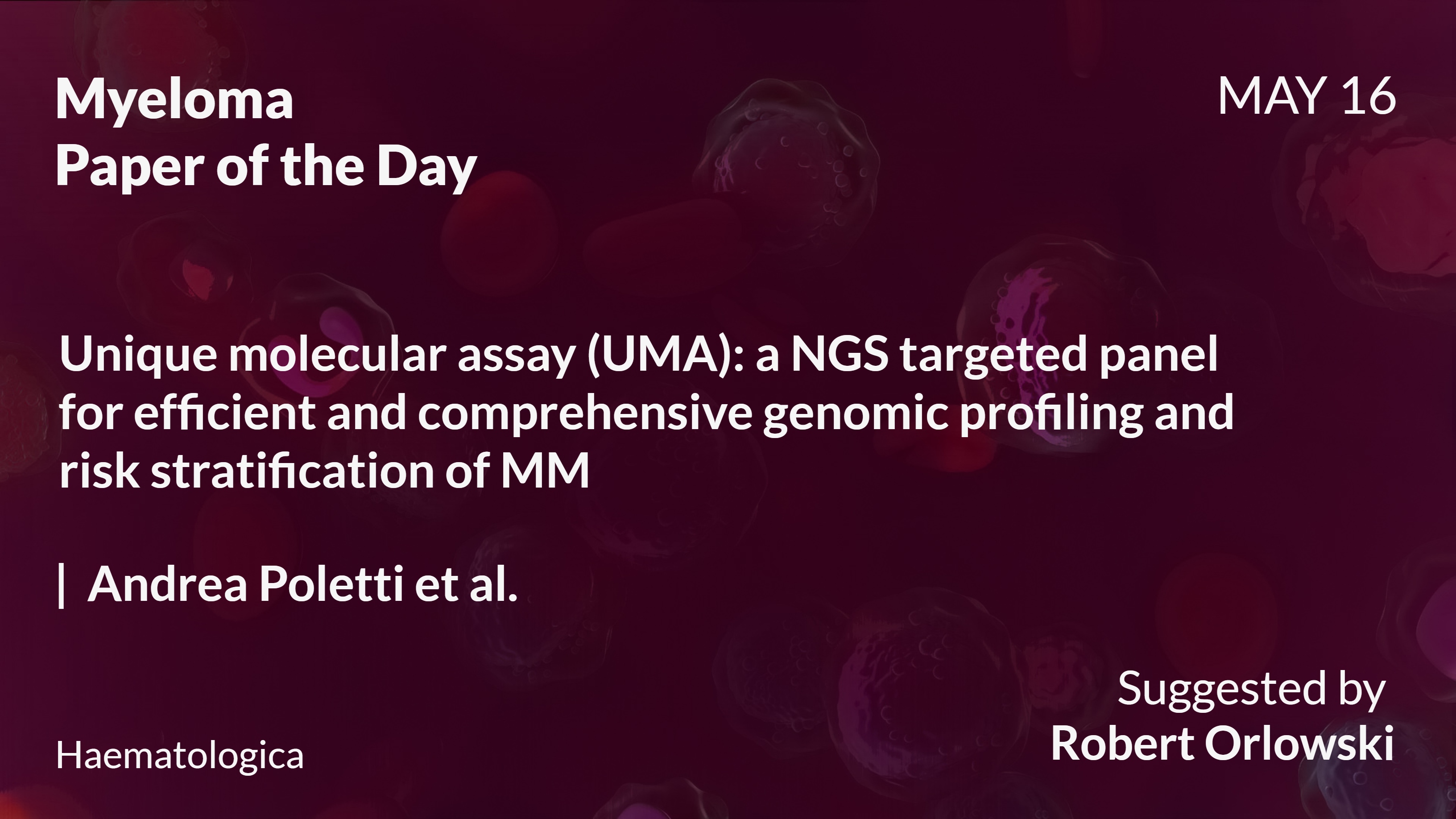 Myeloma Paper of the Day