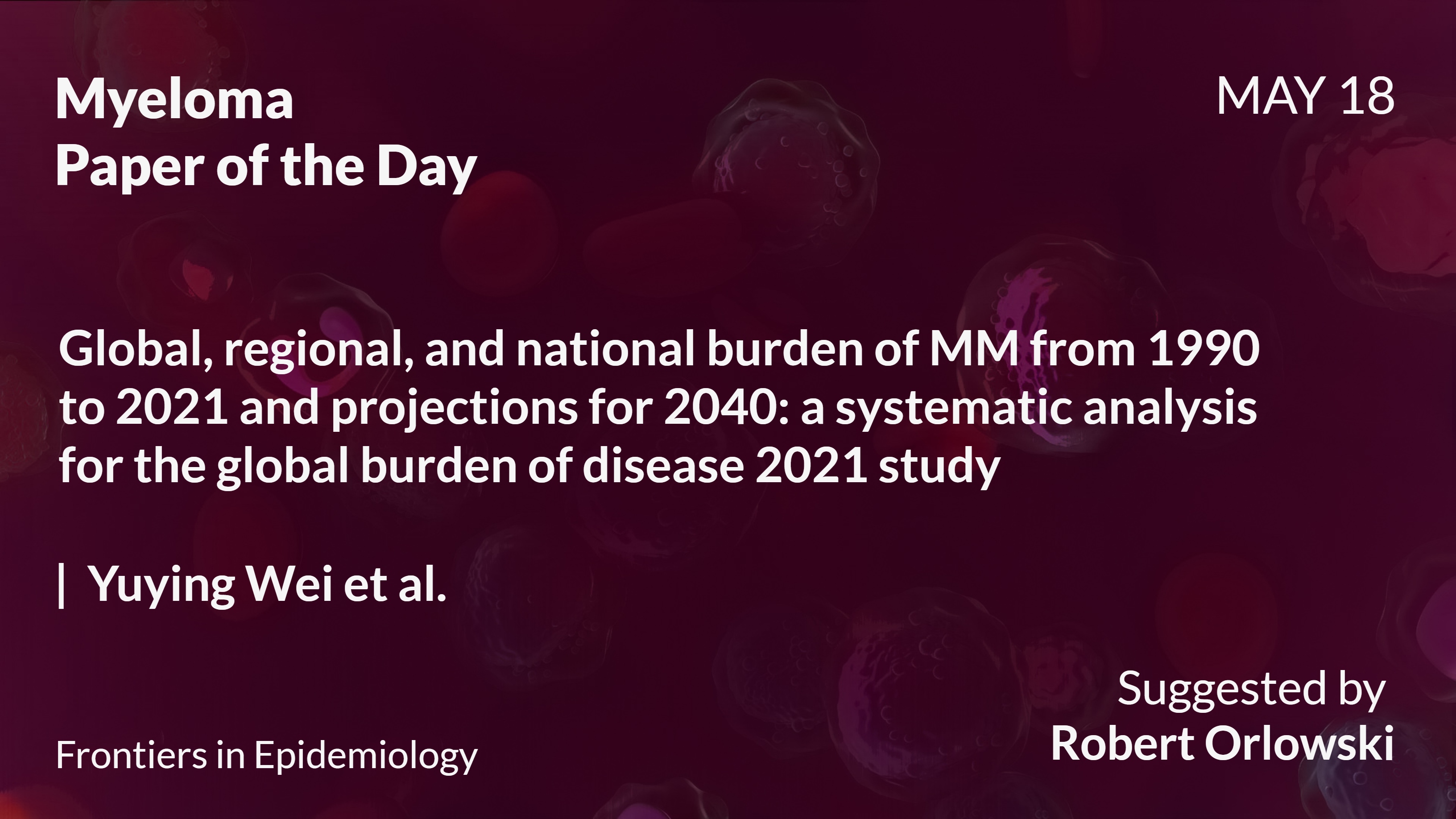 Myeloma Paper of the Day