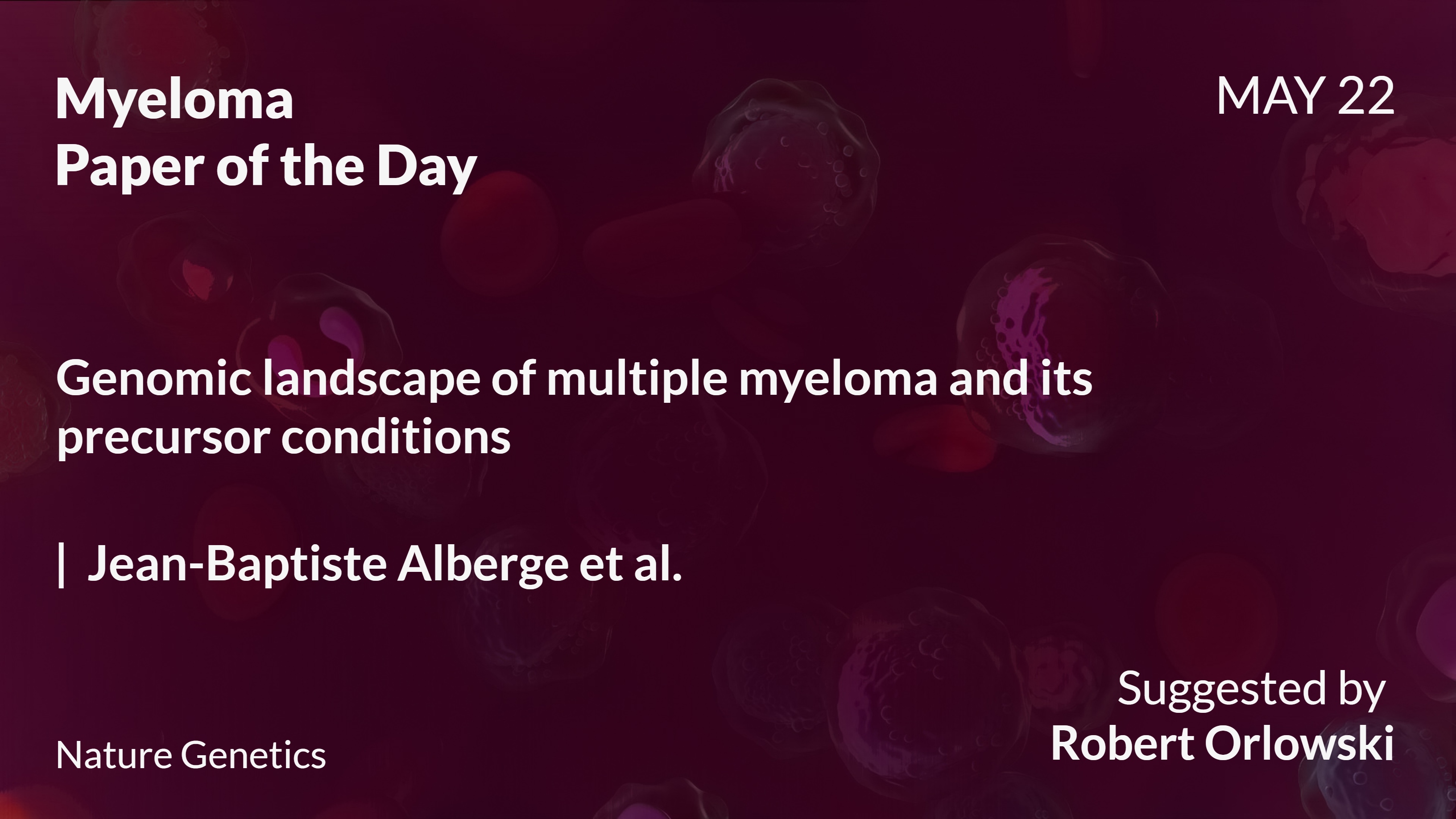 Myeloma Paper of the Day