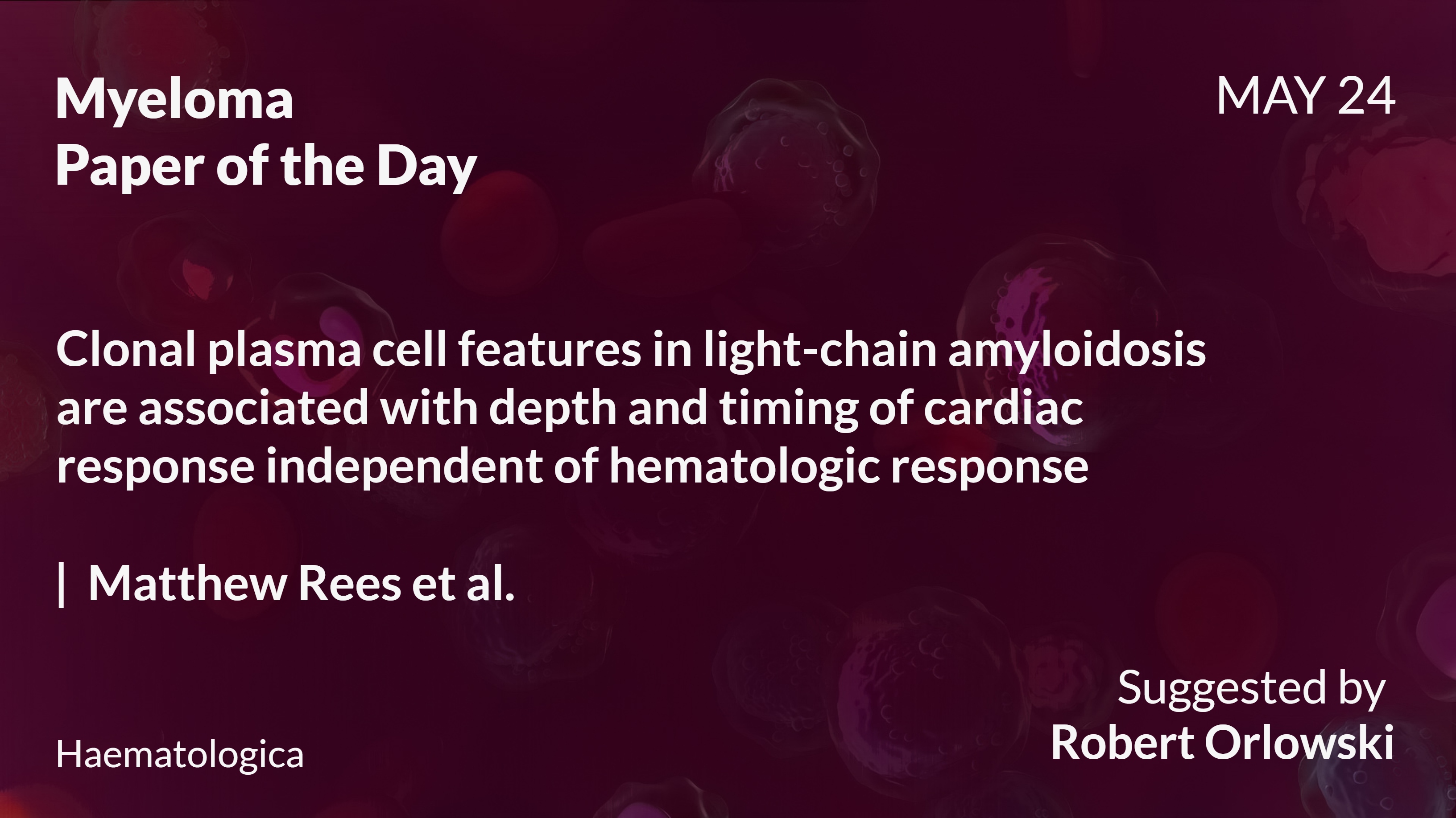 Myeloma Paper of the Day