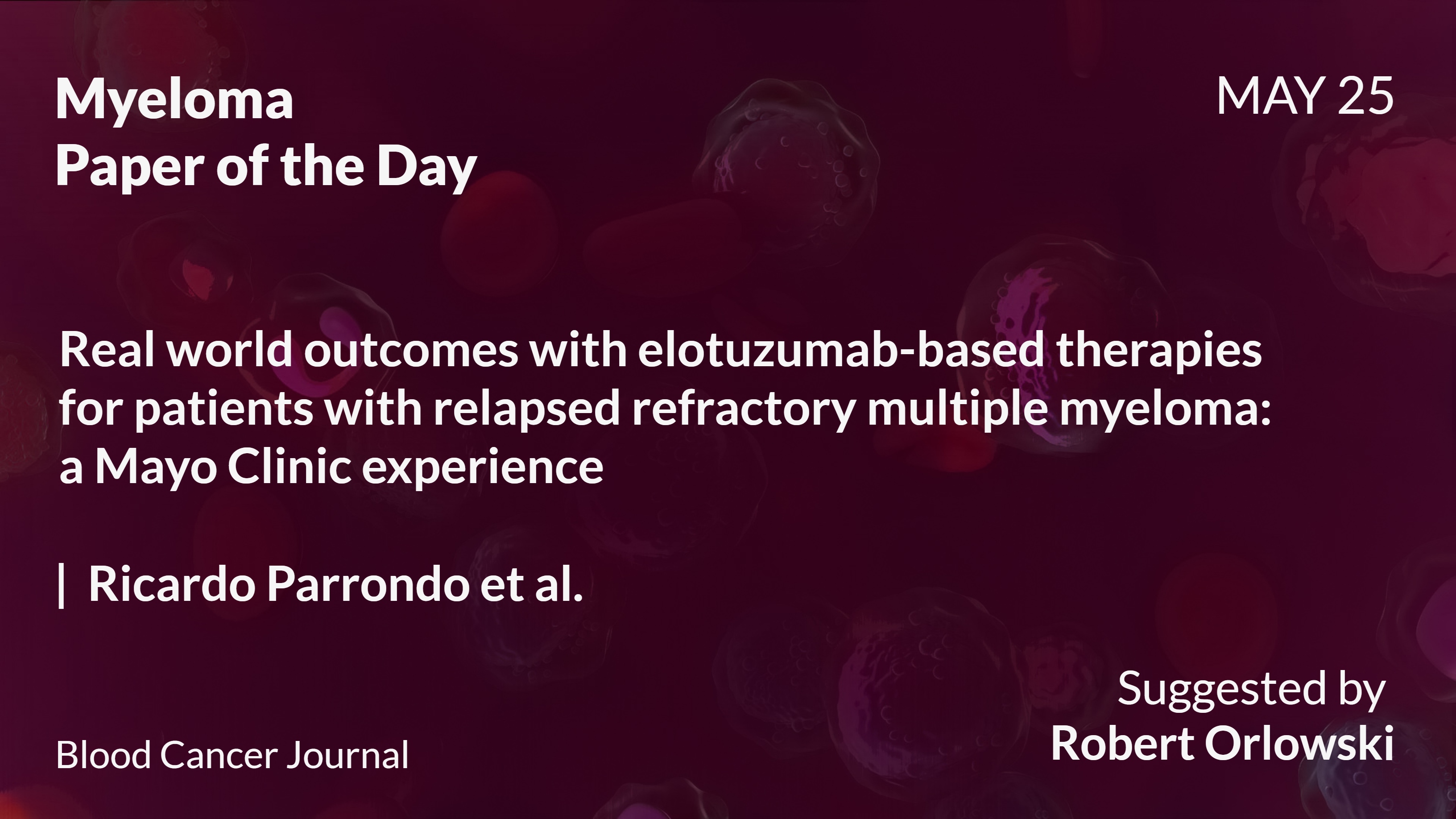Myeloma Paper of the Day