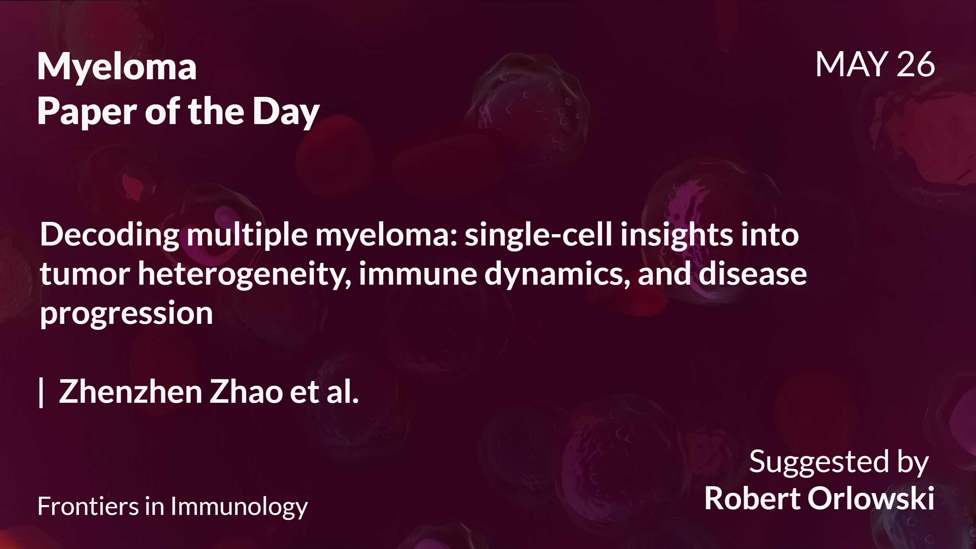 Myeloma Paper of the Day