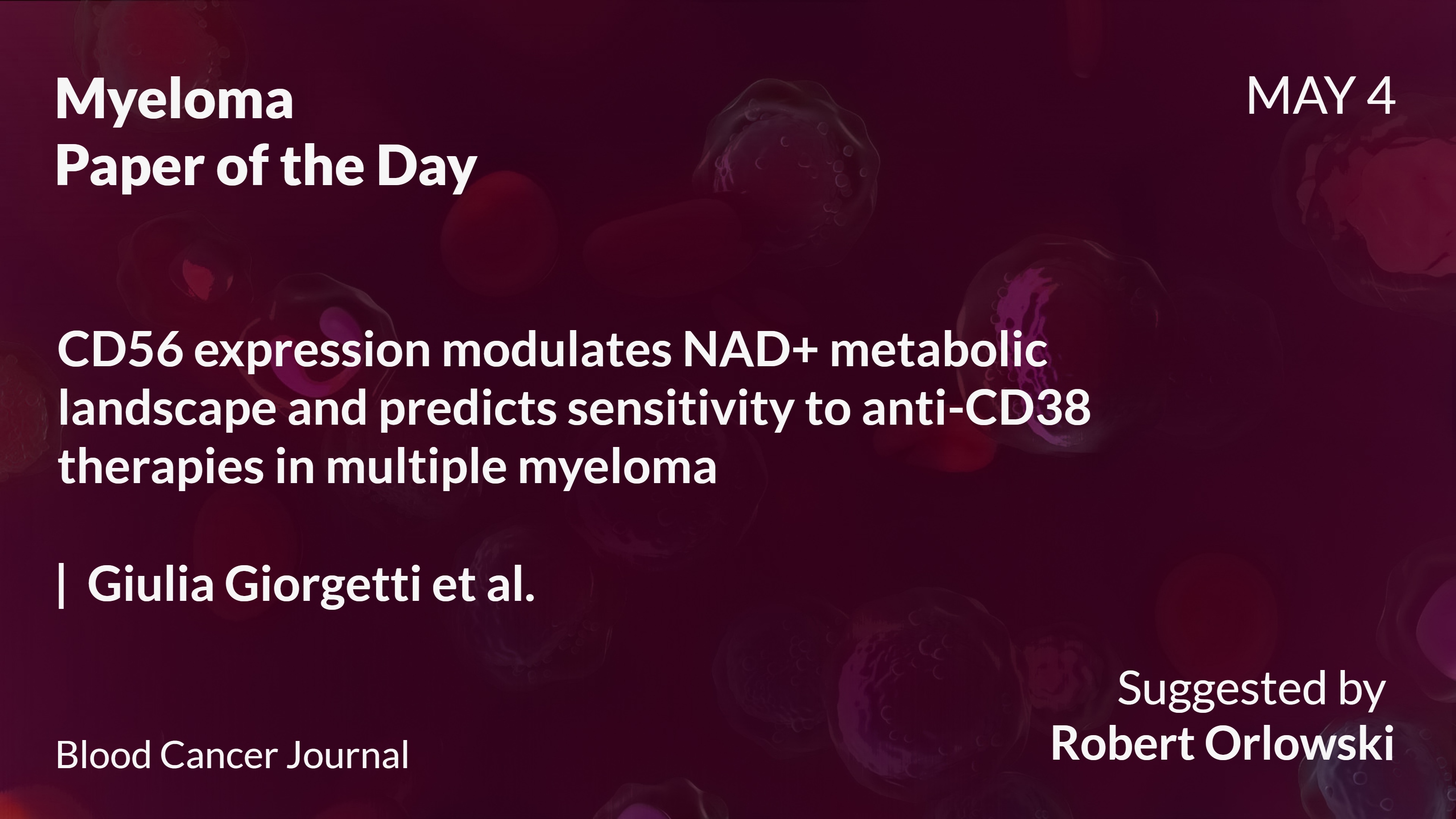 Myeloma Paper of the Day