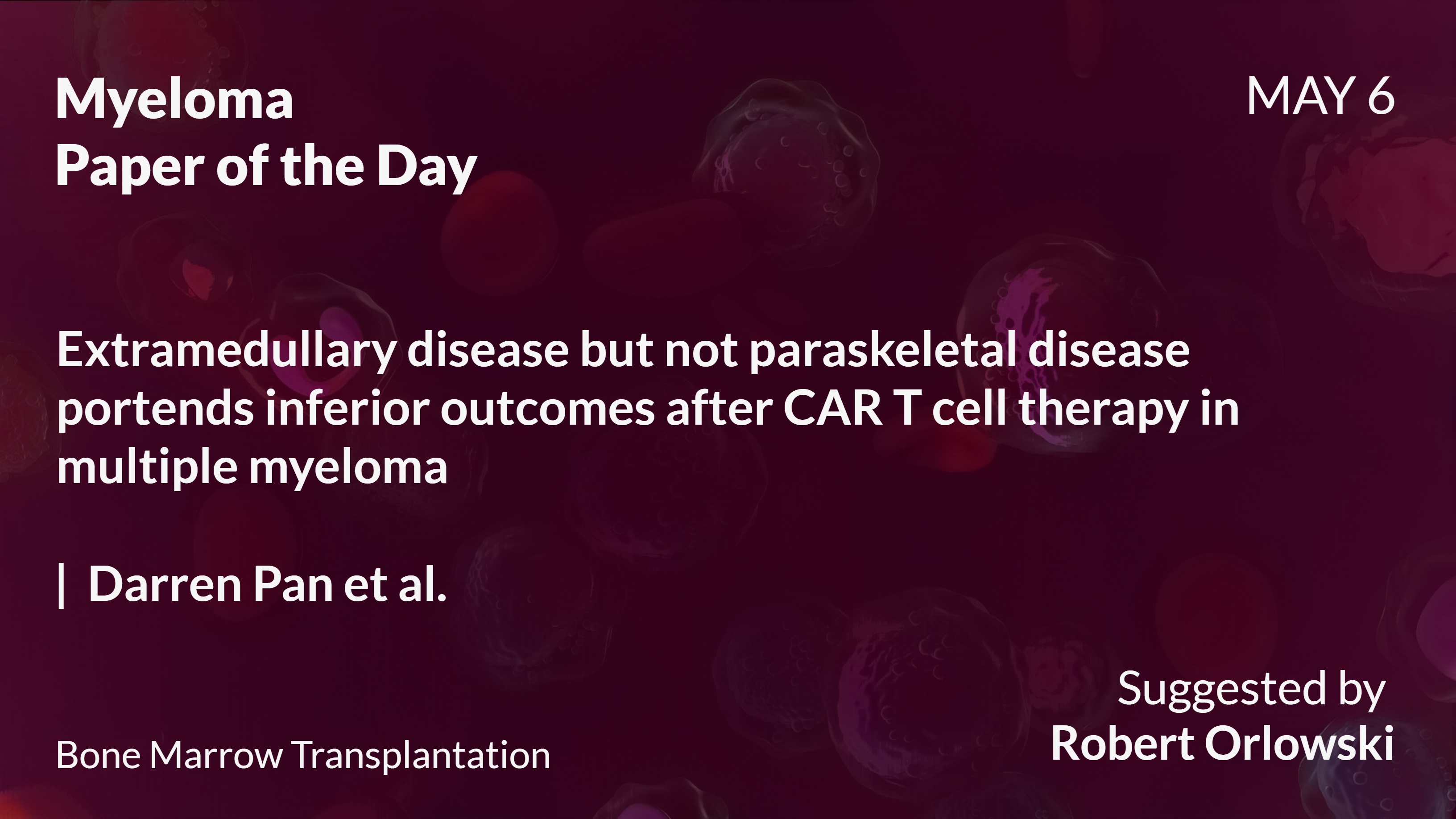 Myeloma Paper of the Day