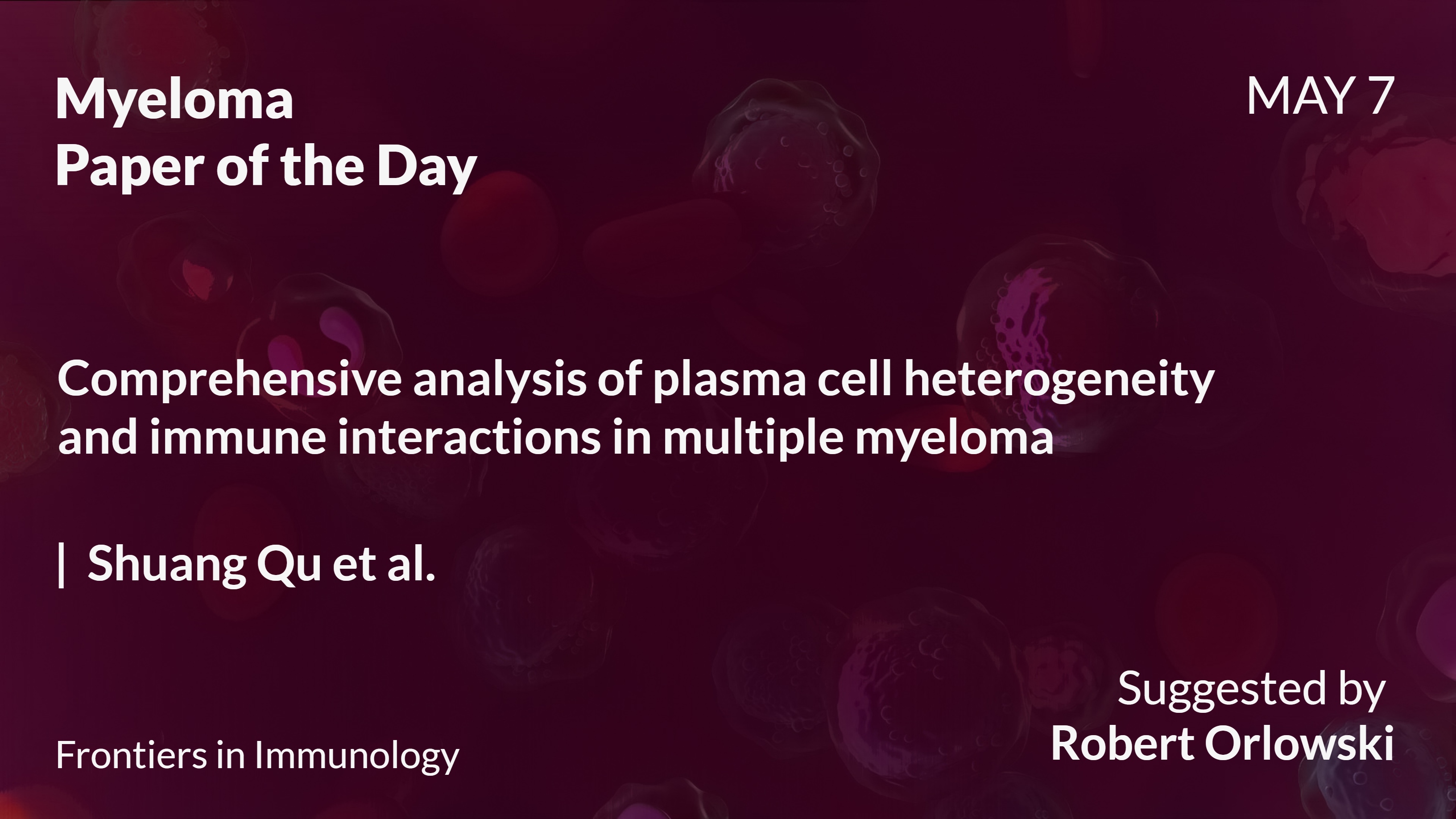 Myeloma Paper of the Day