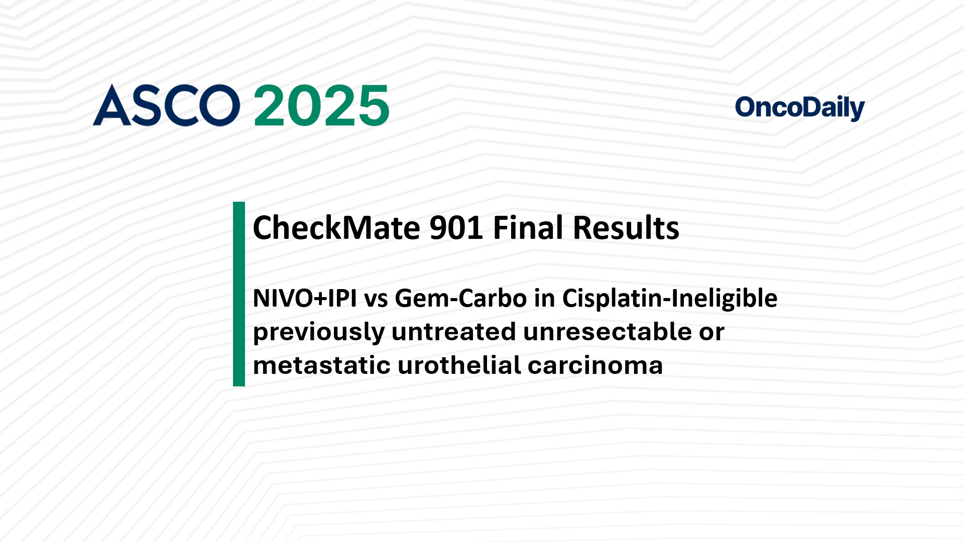 CheckMate 901 at ASCO 2025