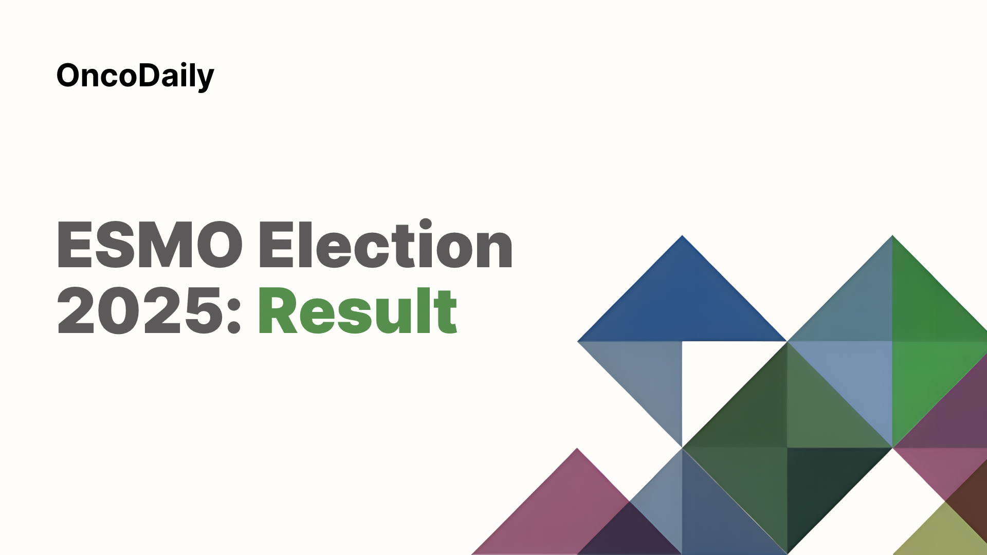 ESMO Elections 2025