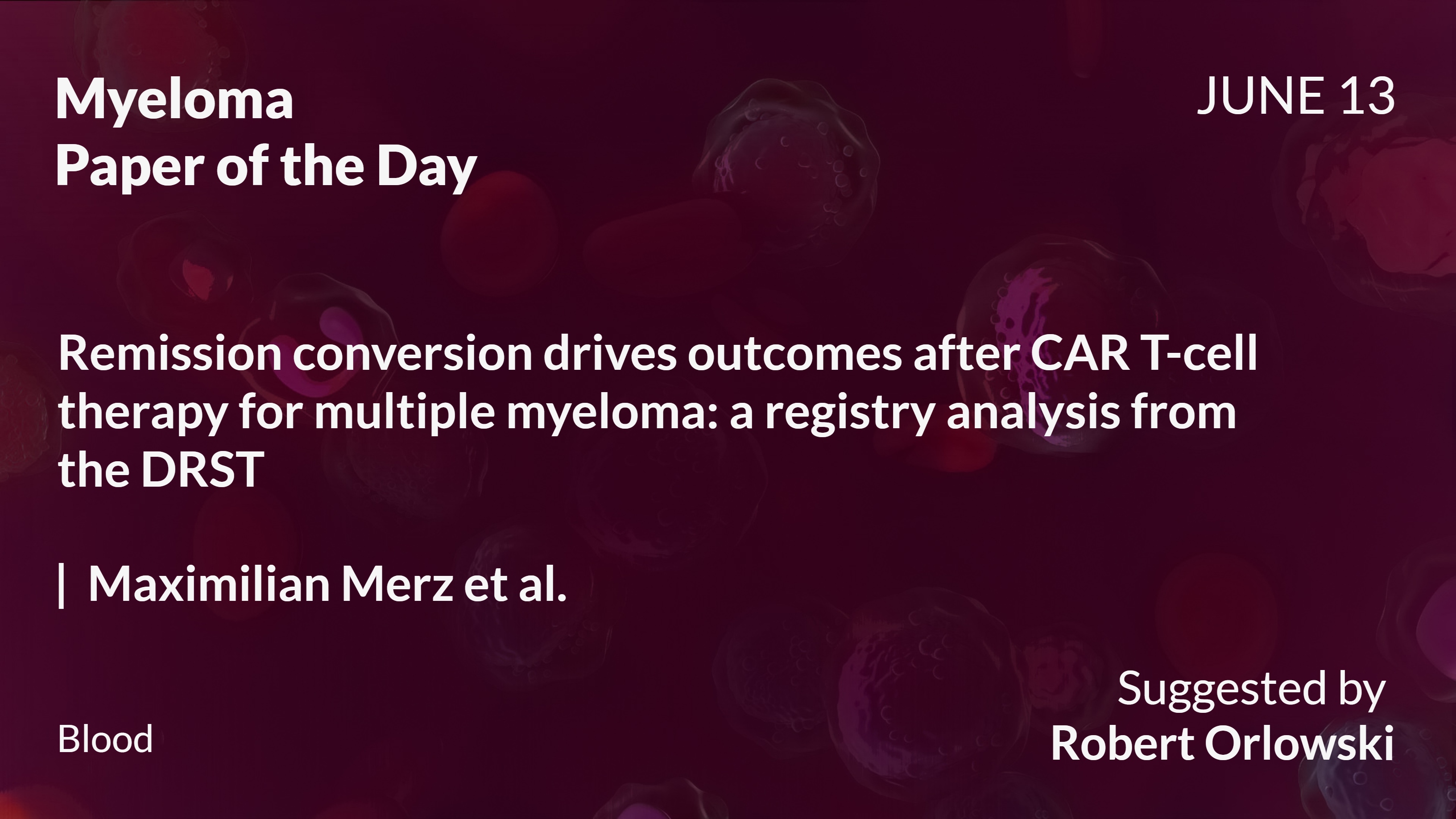 Myeloma Paper of the Day