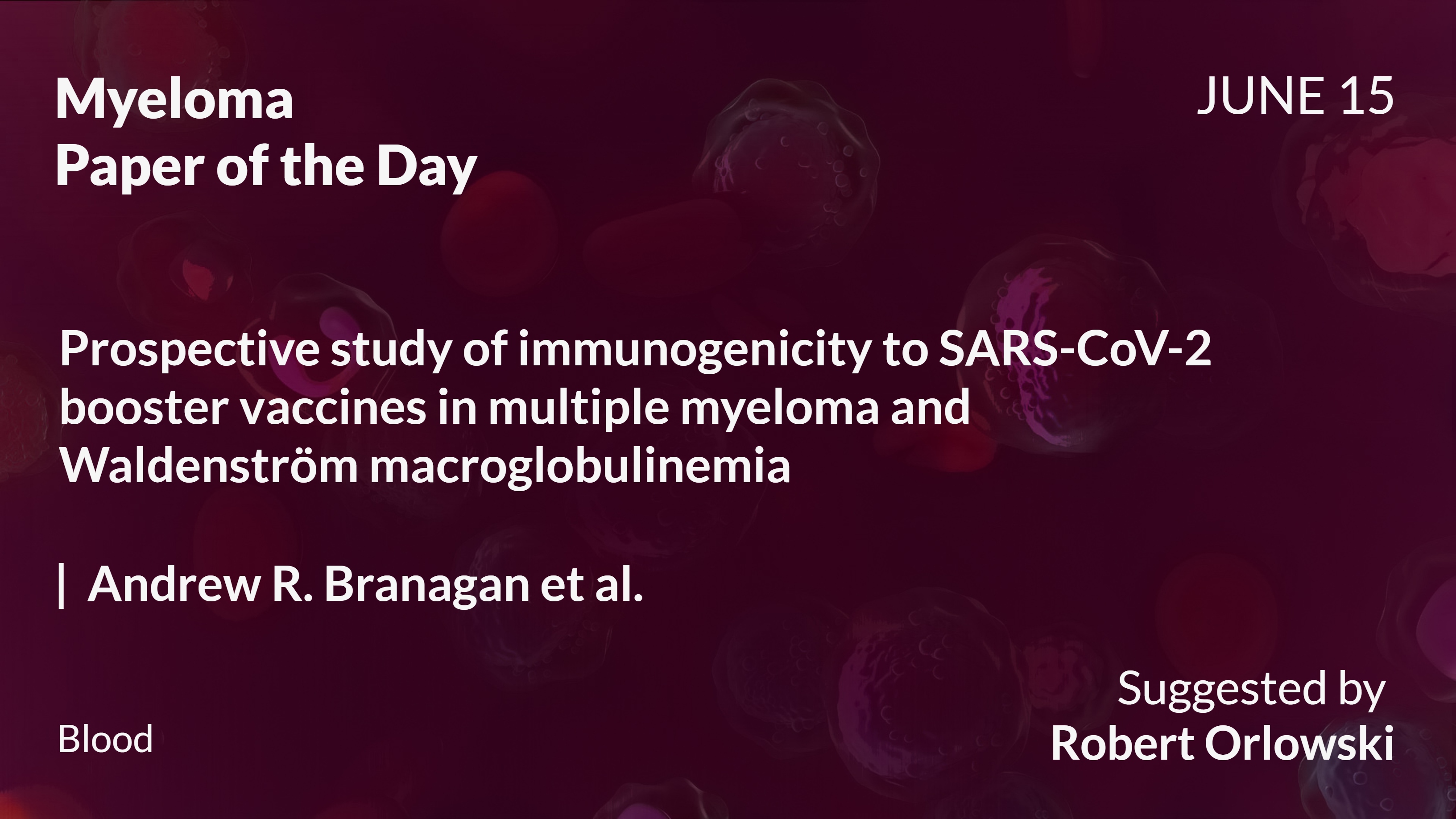 Myeloma Paper of the Day