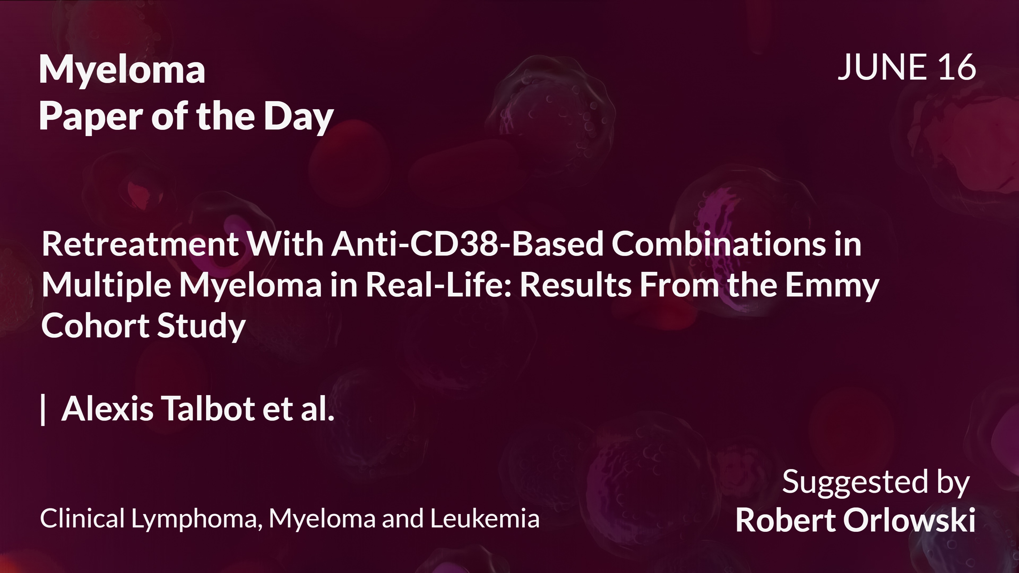Myeloma Paper of the Day