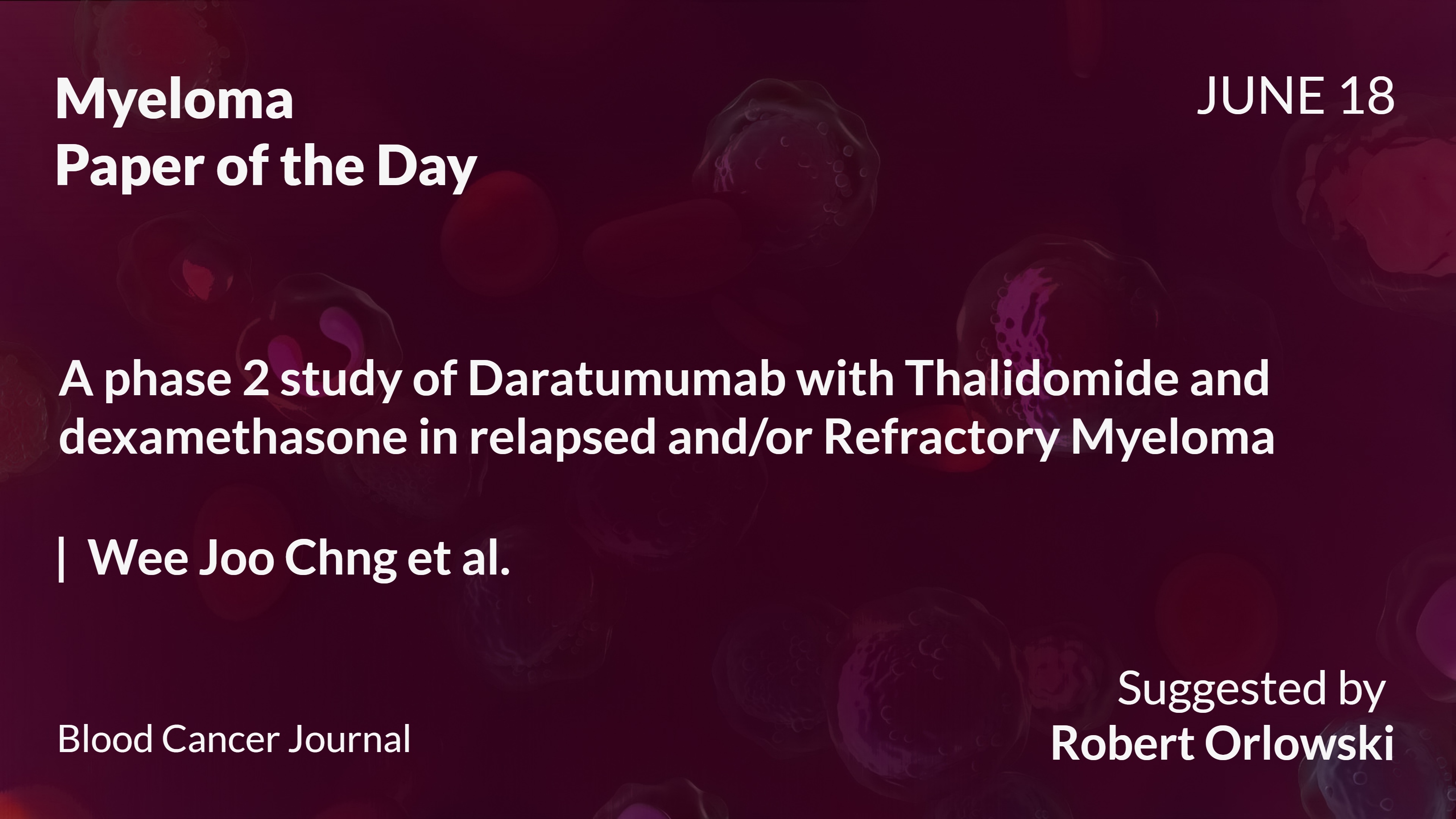 Myeloma Paper of the Day