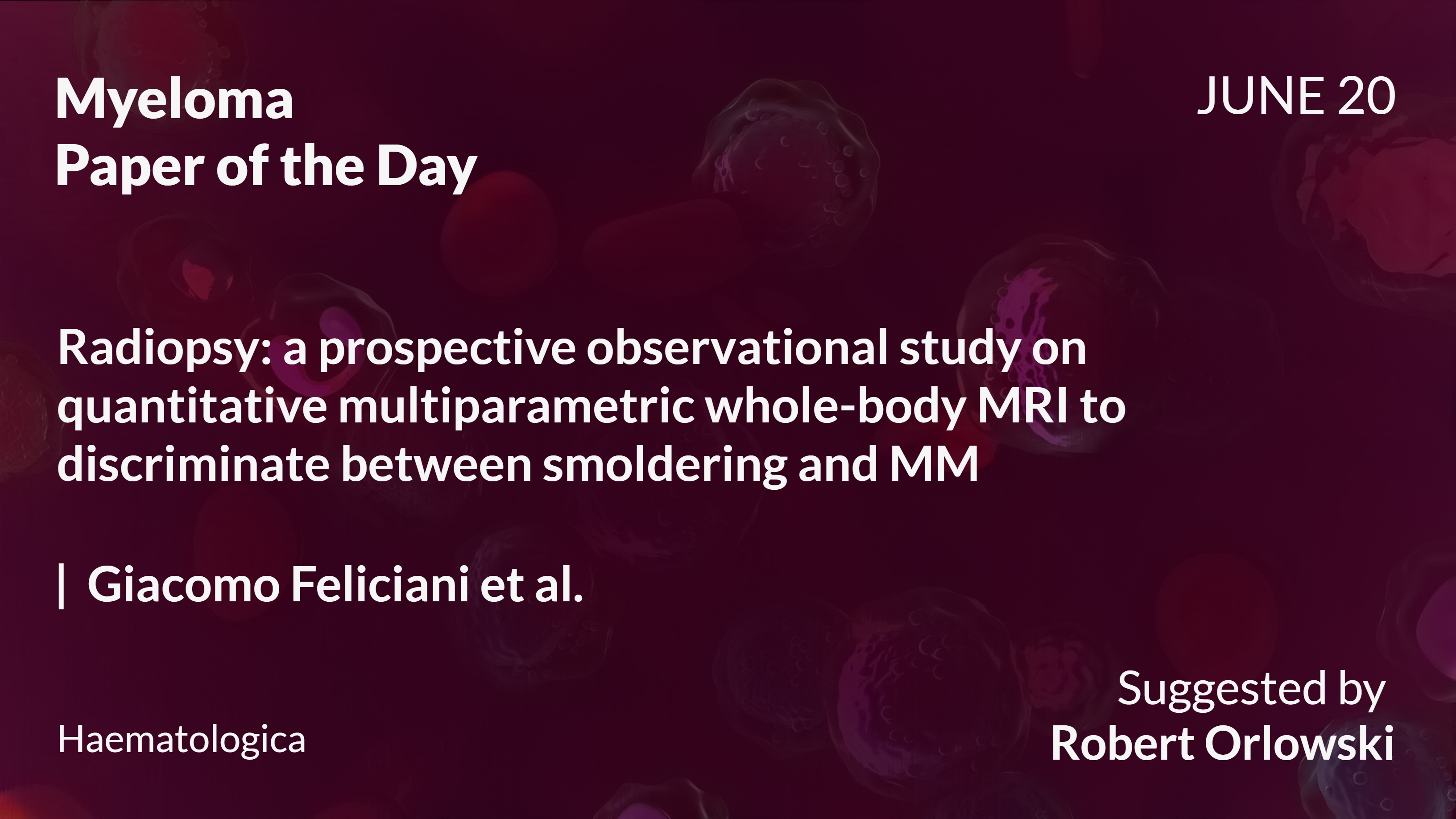 Myeloma Paper of the Day