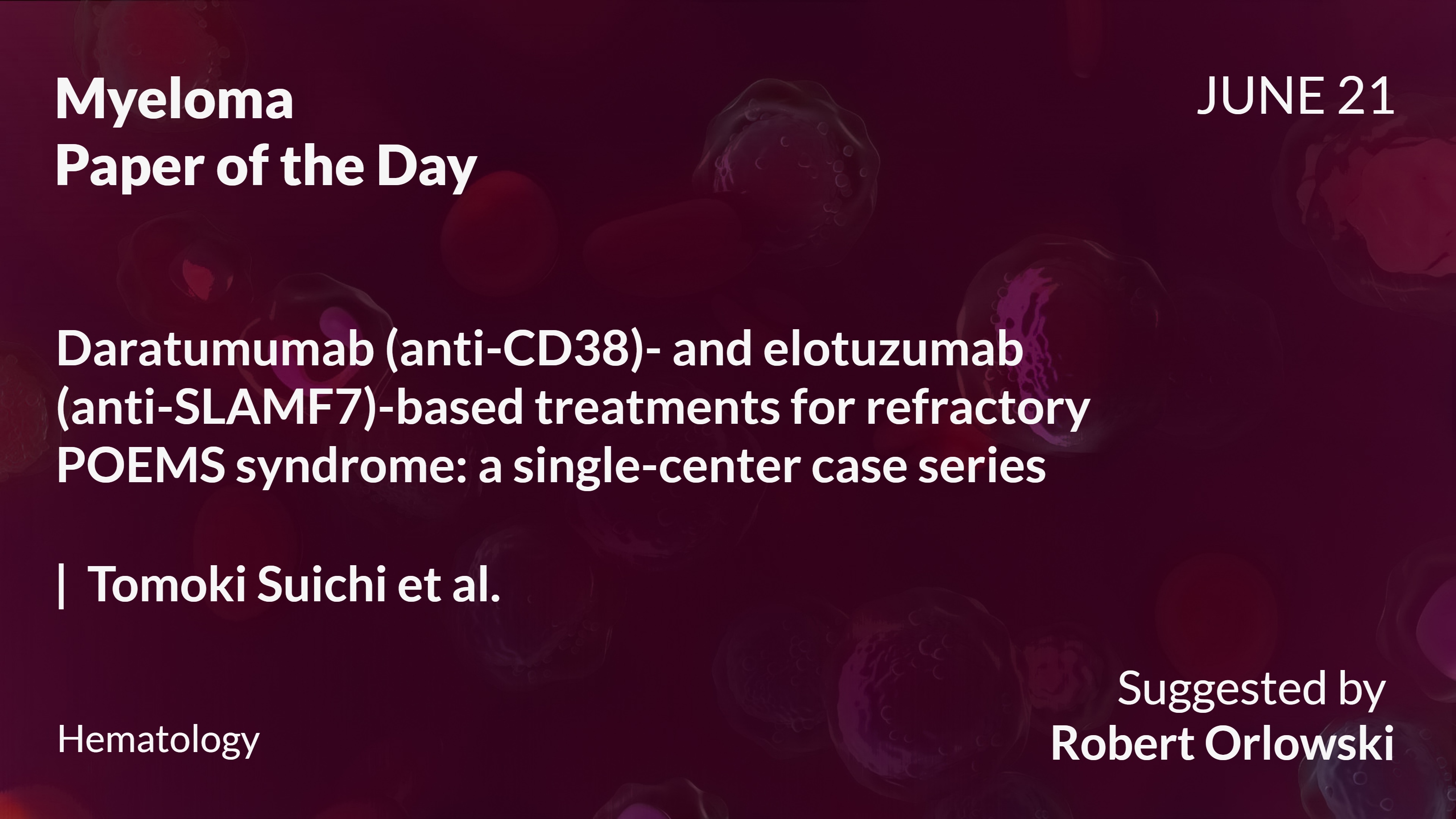 Myeloma Paper of the Day