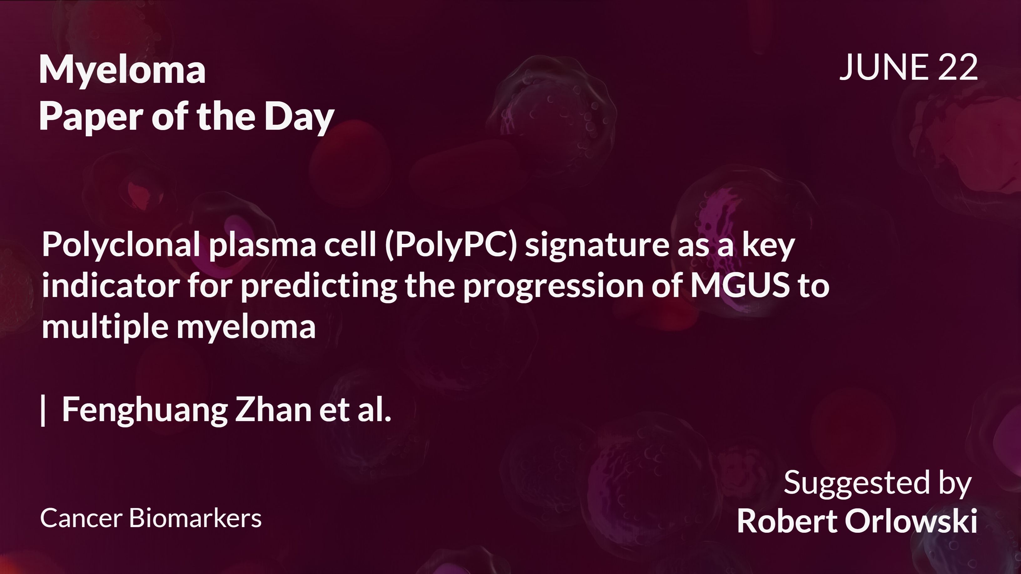 Myeloma Paper of the Day