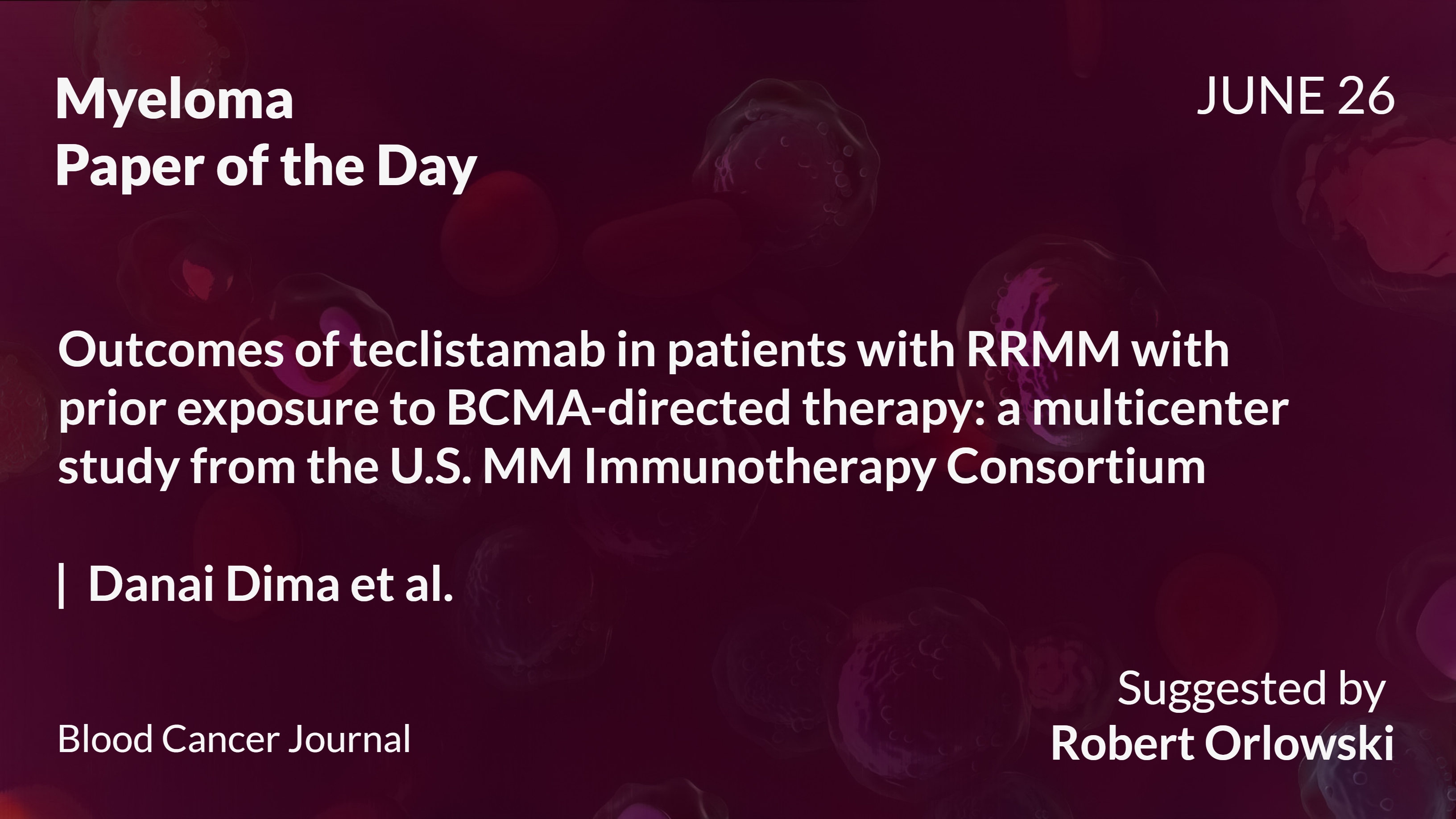 Myeloma Paper of the Day