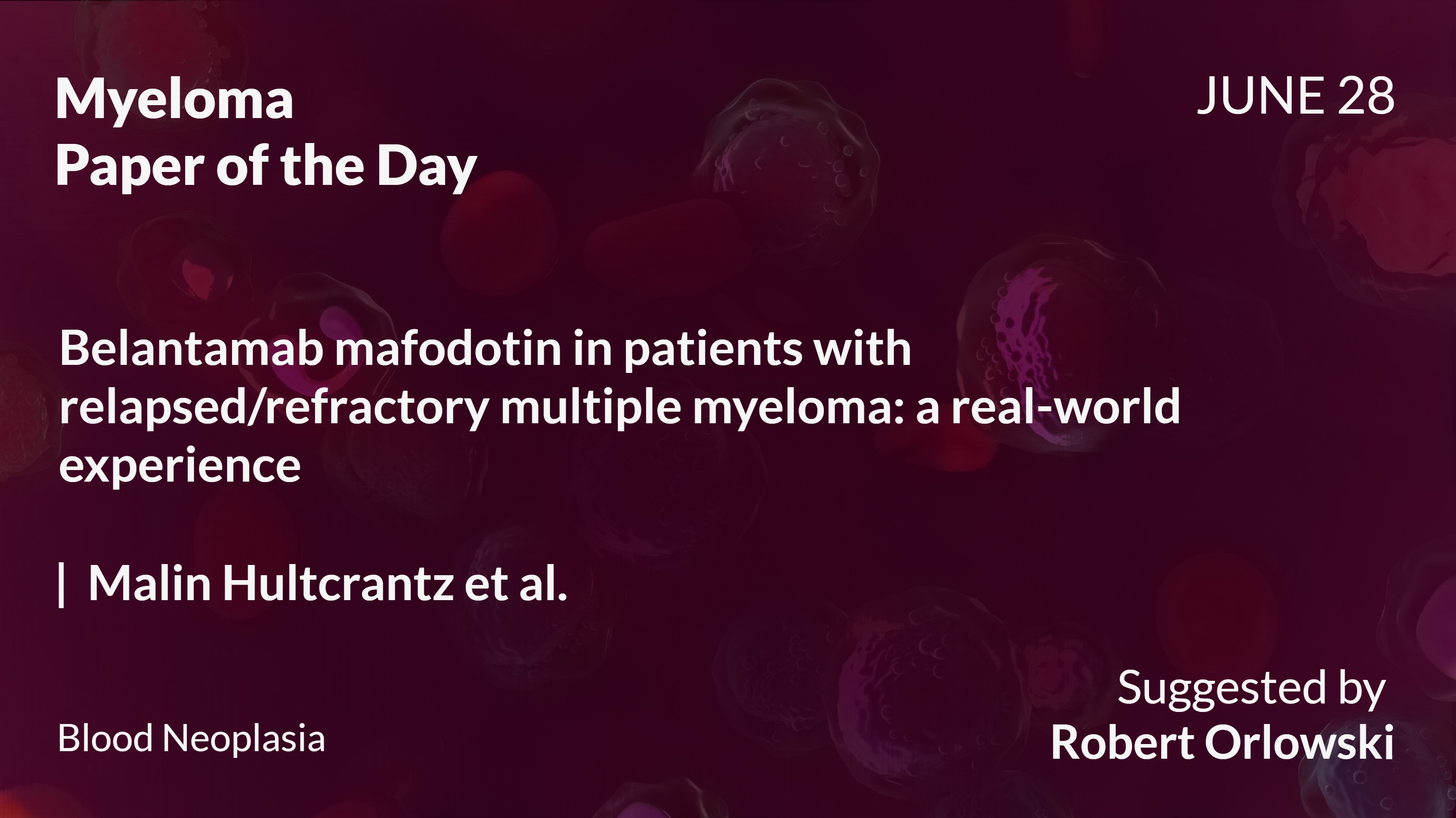 Myeloma Paper of the Day