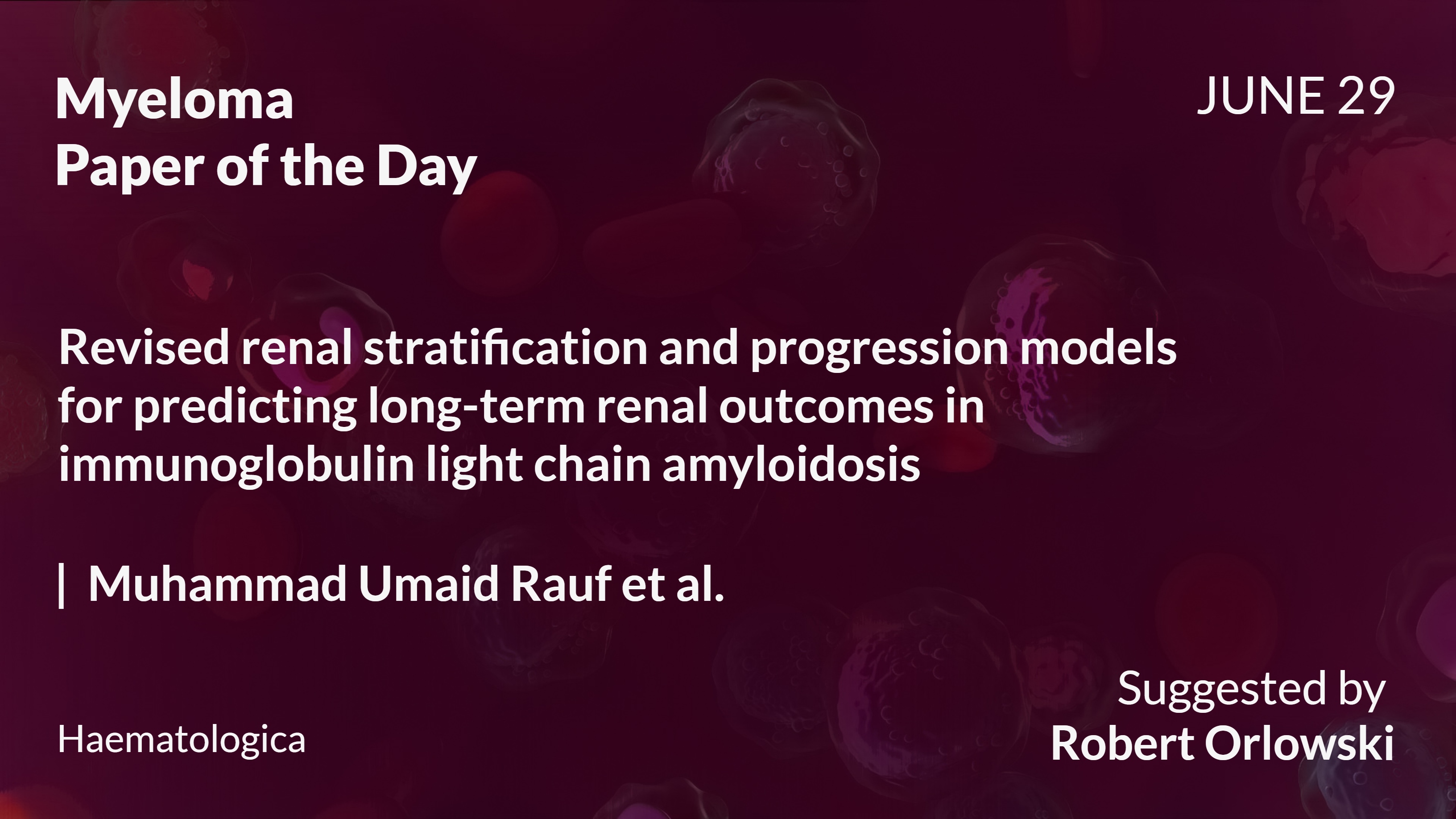 Myeloma Paper of the Day