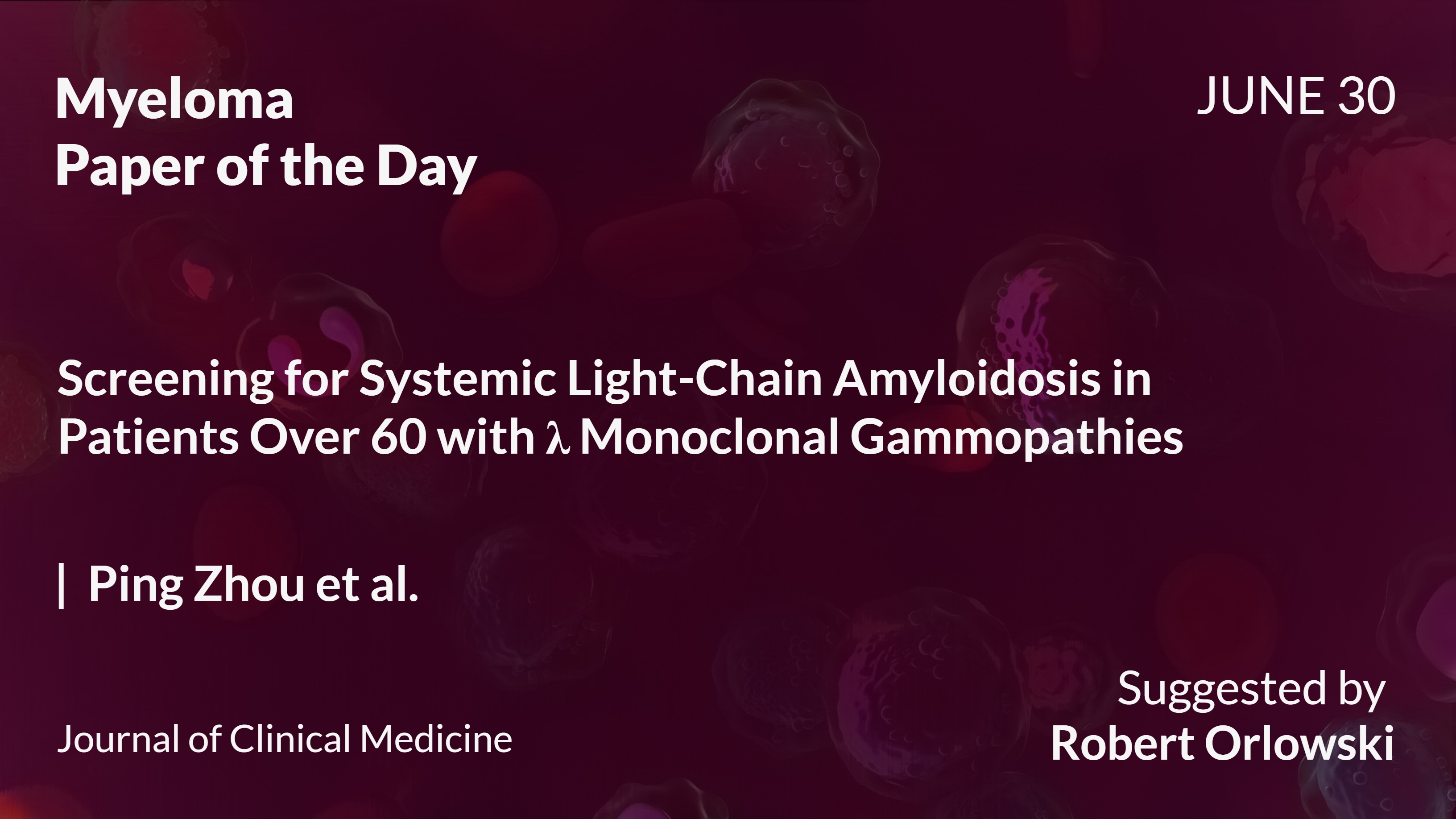 Myeloma Paper of the Day