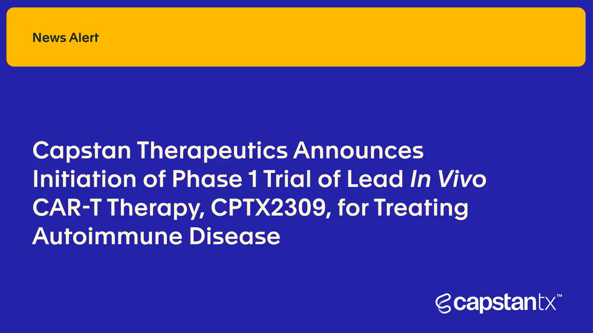 Capstan Therapeutics